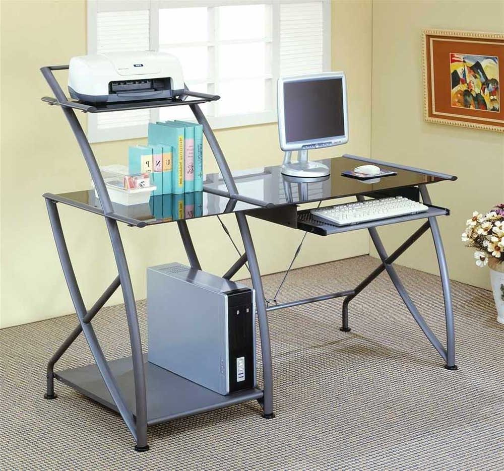 15+ Different Types Of Desks In Today's Market (greatest Buying Intended For Trendy Glass And Metal Computer Desks (Photo 1 of 20)