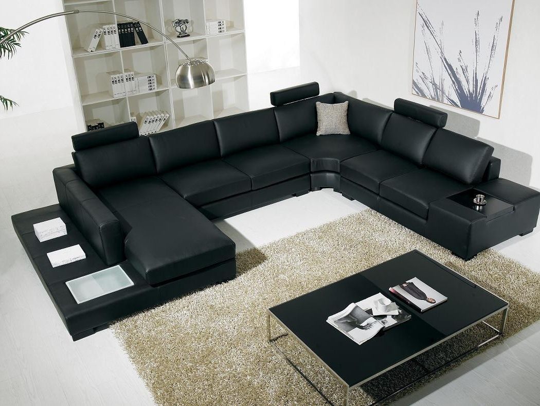 2019 Living Room. Cool Modern Living Room Sets: Modern Living Room Sets With Regard To Cheap Black Sofas (Photo 14 of 20)