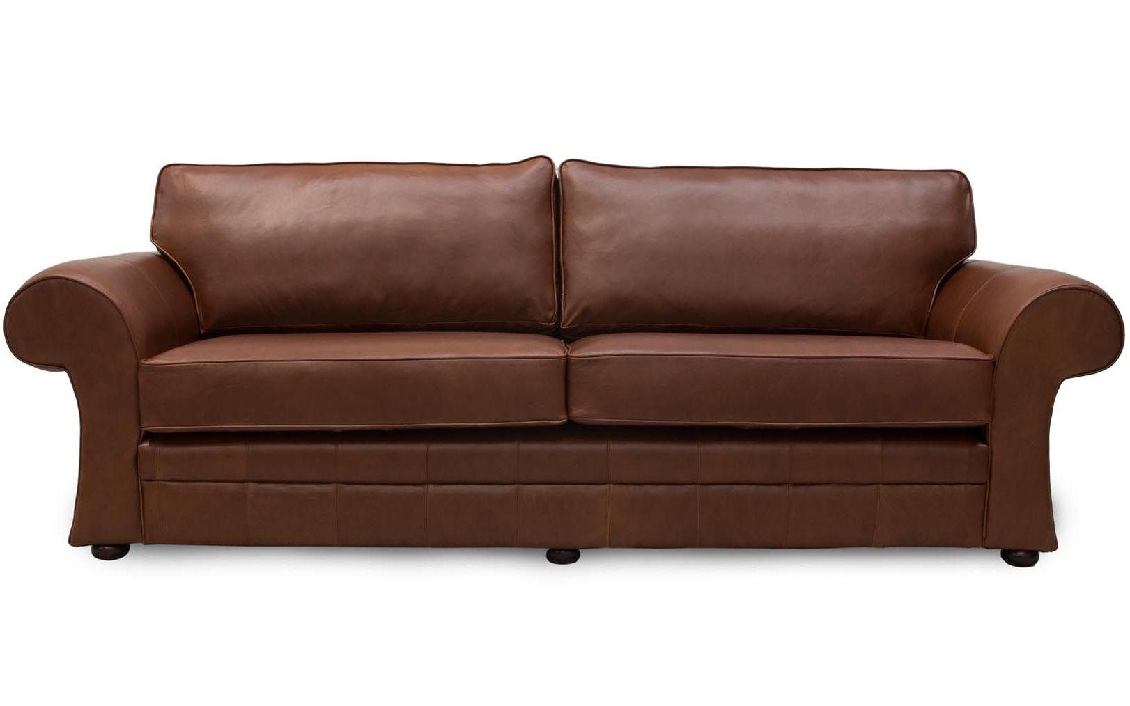 2019 Manchester Sofas With Regard To Cavan Scroll Arm Leather Sofa Made In Manchesterthe Leather (View 6 of 20)