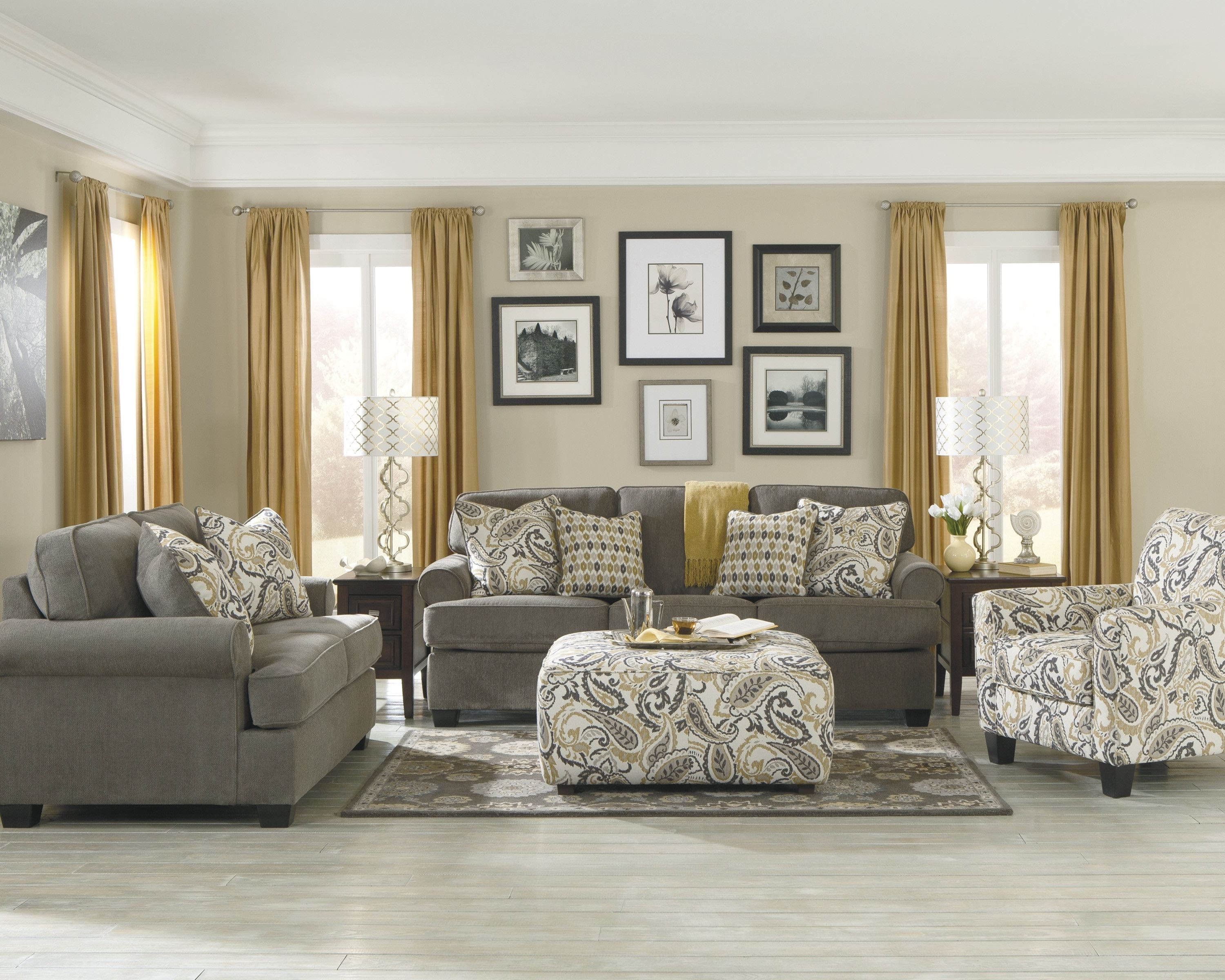 2019 Tallahassee Sectional Sofas Inside Furniture: Beautiful Big Lots Loveseatashley Fallston Design (View 18 of 20)