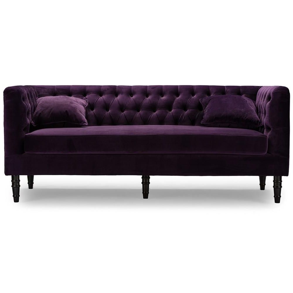 Anthropologie Furniture, Purple Sofa And Tufted Sofa (View 4 of 20)