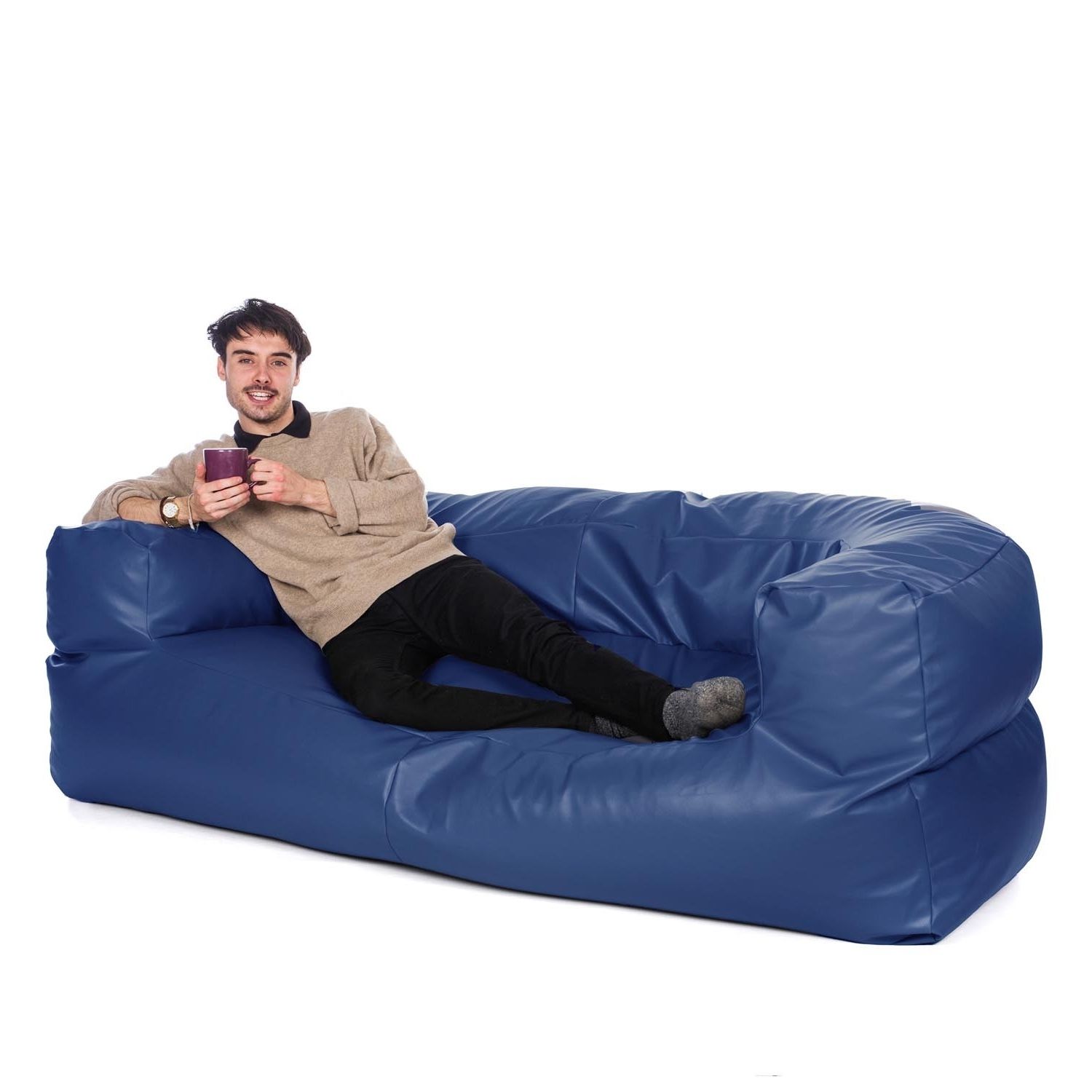 Bean Bag Sofas And Chairs In Most Recently Released Big Bean Bag Couch Comforts You More Than You Expect – Furniture (View 1 of 20)
