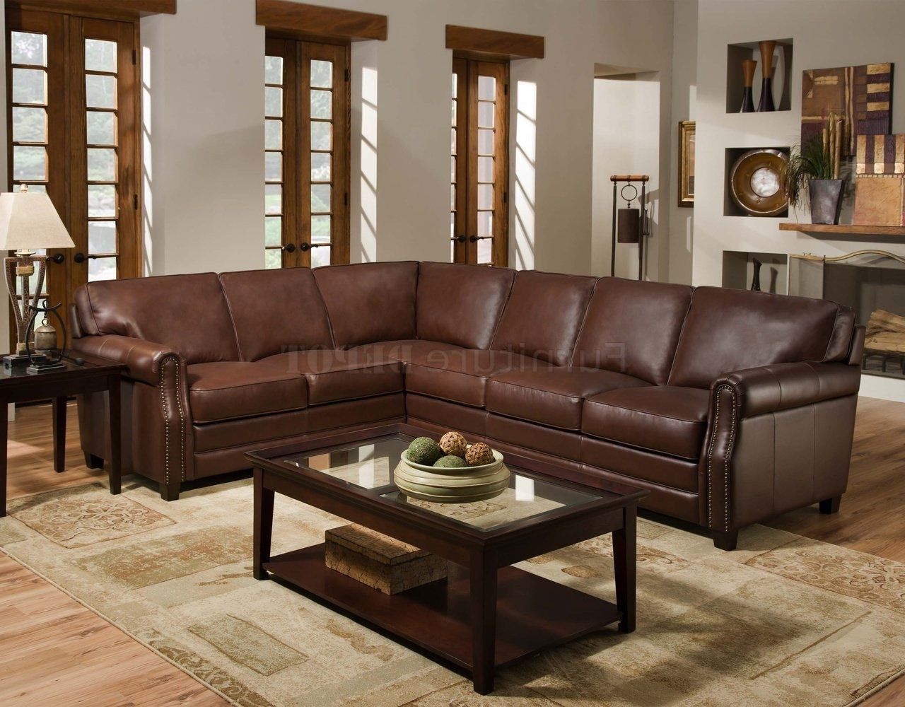 Best And Newest Furniture: Brown Leather Cheap Sectional Sofas Under 400 Plus Area Inside Sectional Sofas Under  (View 1 of 20)