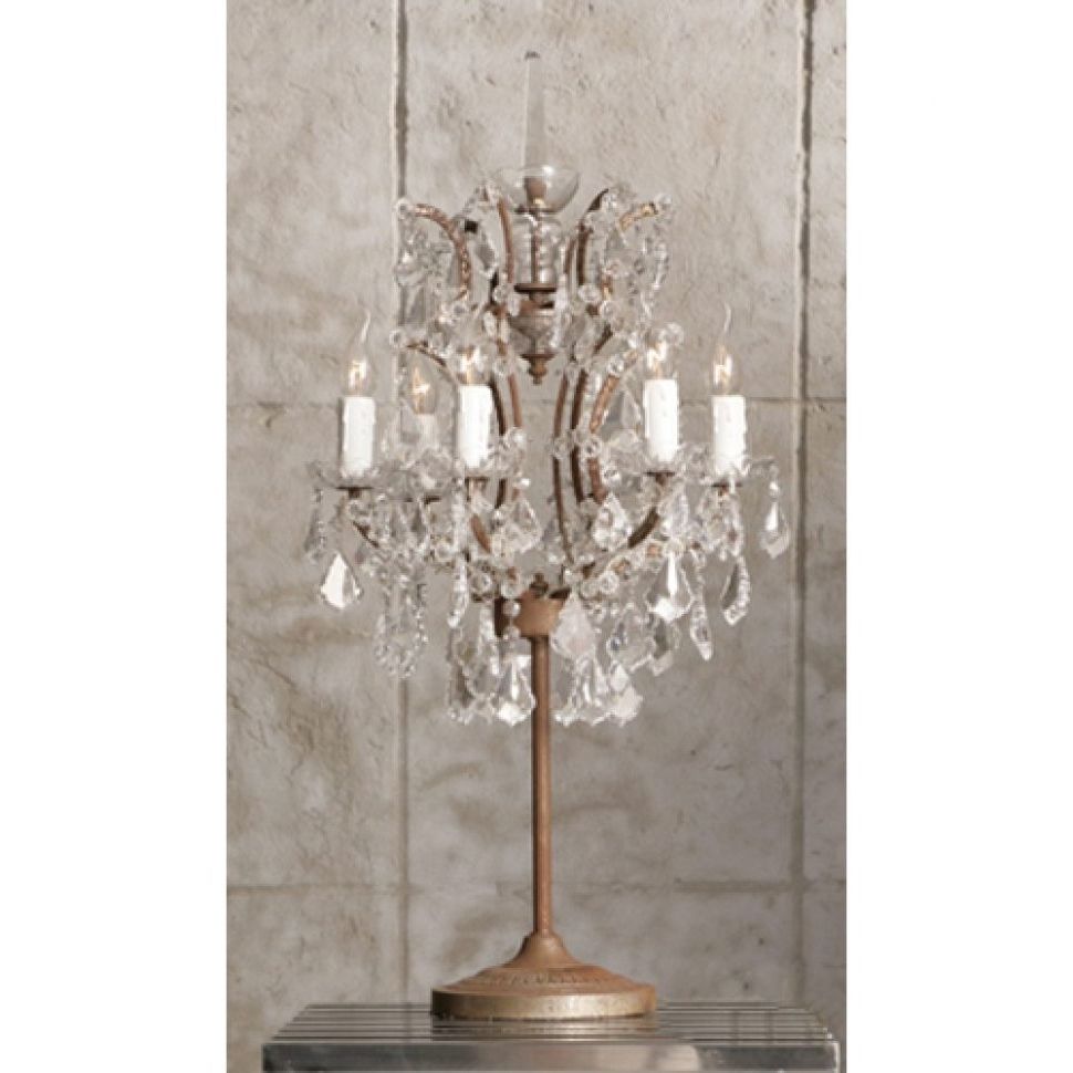 Best And Newest Small Chandelier Table Lamps In Chandeliers Design : Fabulous Crystal Chandelier Table Lamp Photos (View 1 of 20)
