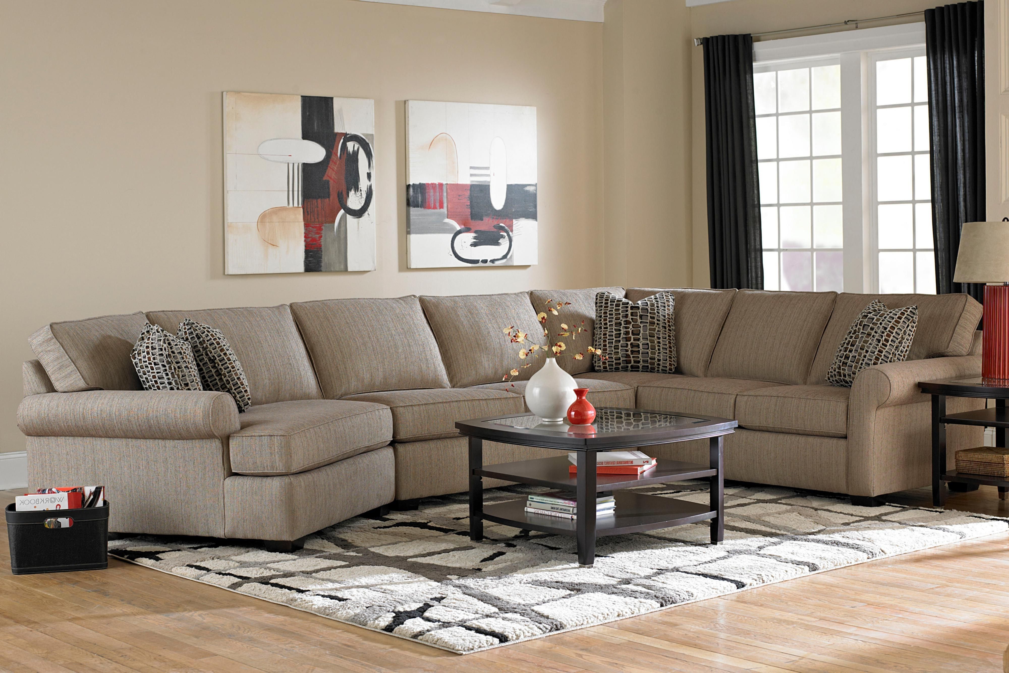 Broyhill Furniture Ethan Transitional Sectional Sofa With Right With Regard To Most Up To Date Sectional Sofas At Broyhill (View 10 of 20)