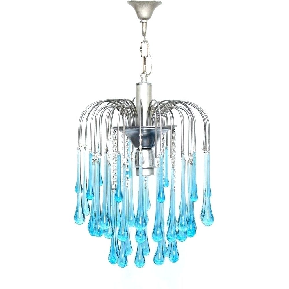 Chandeliers ~ Serena Small Chandelier Turquoise Crystal Chandelier With Preferred Turquoise Chandelier Crystals (View 11 of 20)