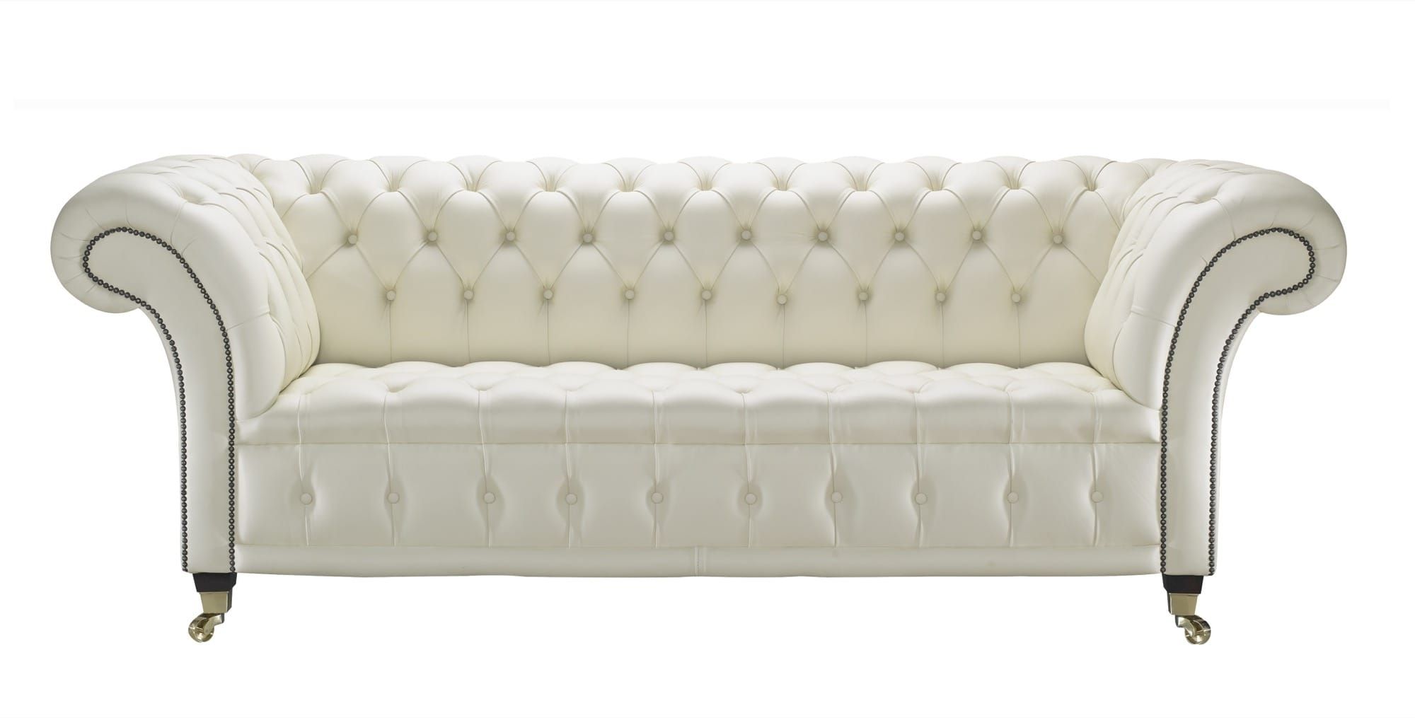 Chesterfield Sofas Within Most Up To Date Cream Leather Chesterfield Sofa, Handcrafted In The Uk (View 18 of 20)
