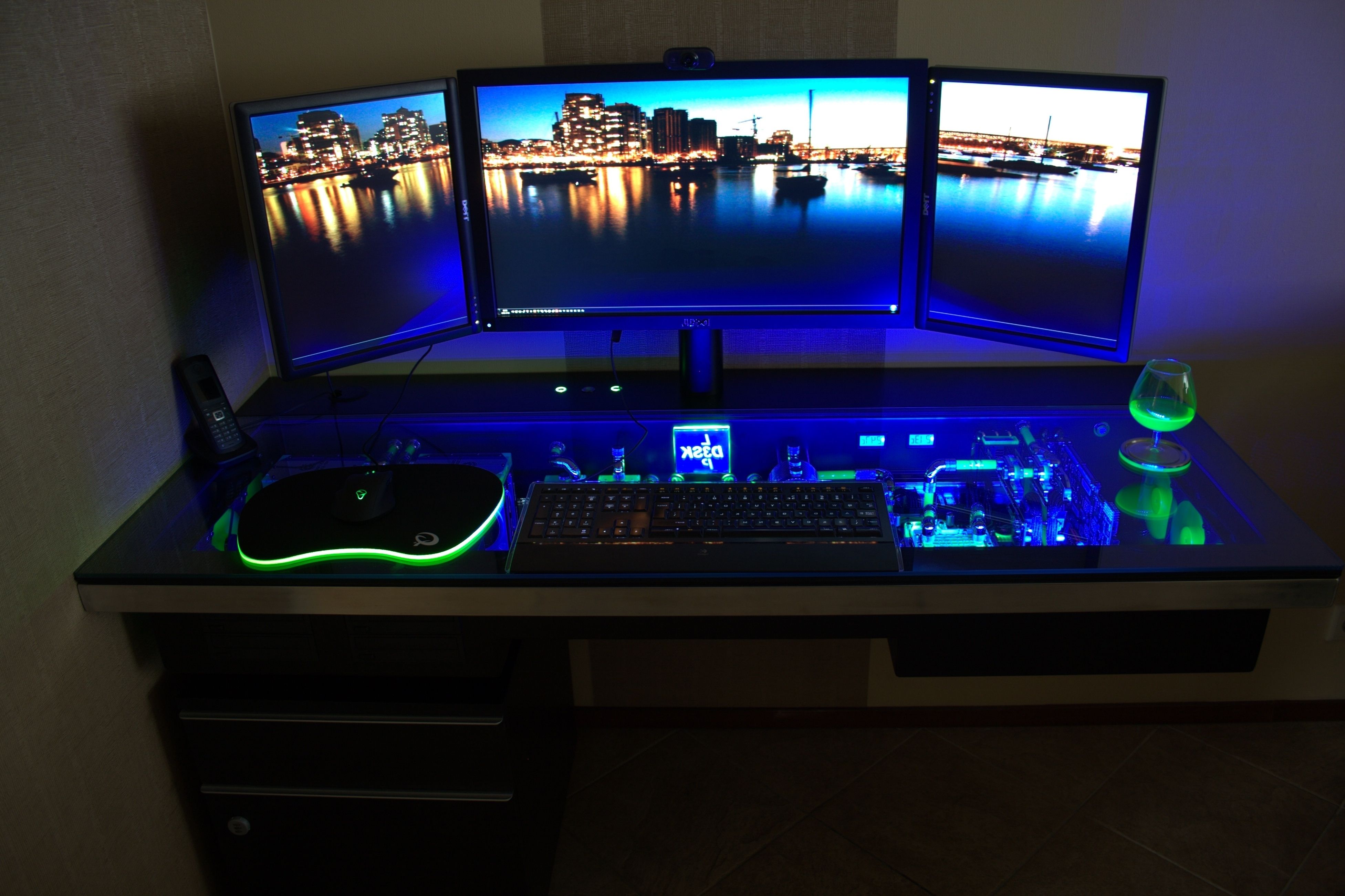 Computer Desks For Gamers Pertaining To Well Known Gaming Pc Desk Computer Desk For Pc Gamers (View 5 of 20)