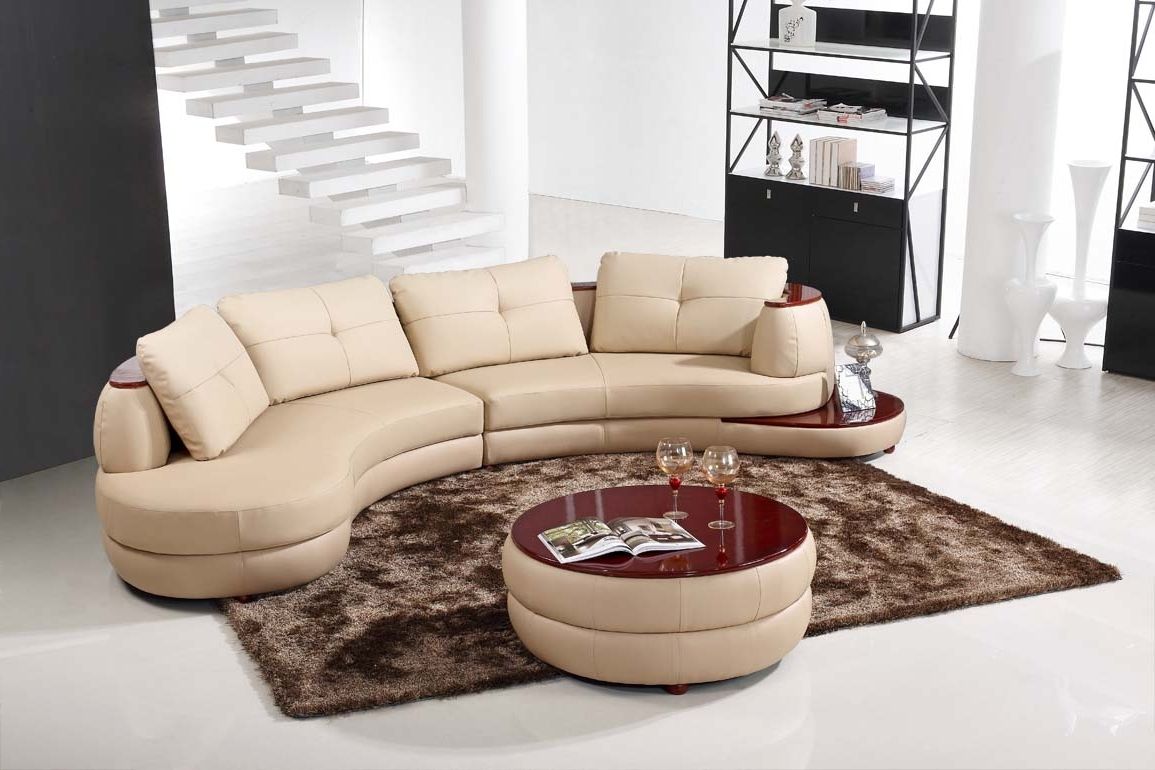 Current Round Sectional Sofas With Regard To Modern Round Sectional Sofa — Fabrizio Design : How To Rebuild A (View 2 of 20)