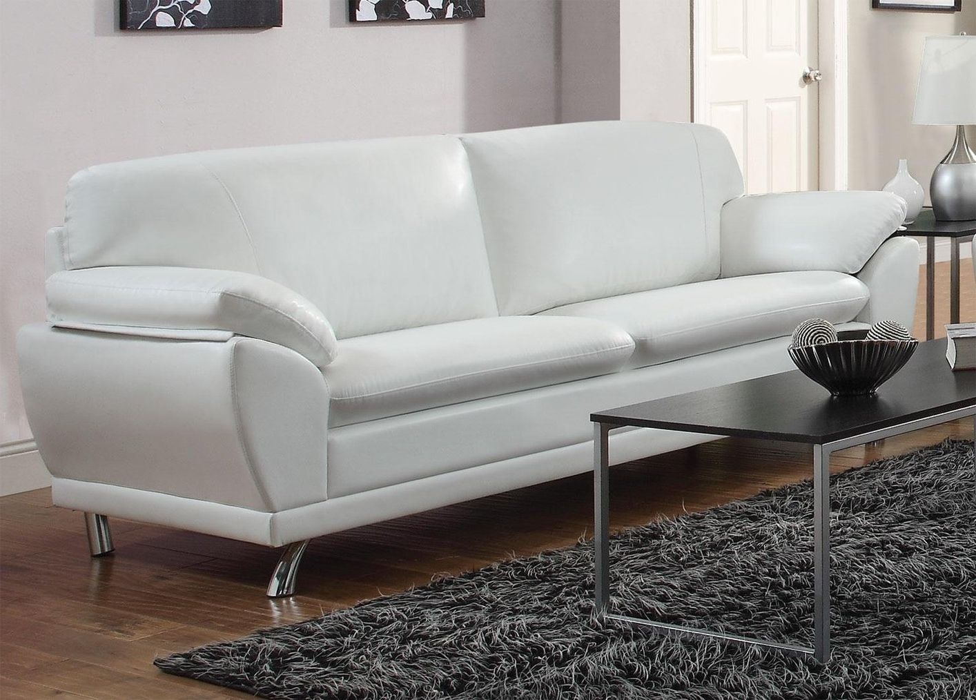 Decorating Small White Leather Chair Off White Leather Sofa And For Most Recently Released Off White Leather Sofas (View 18 of 20)