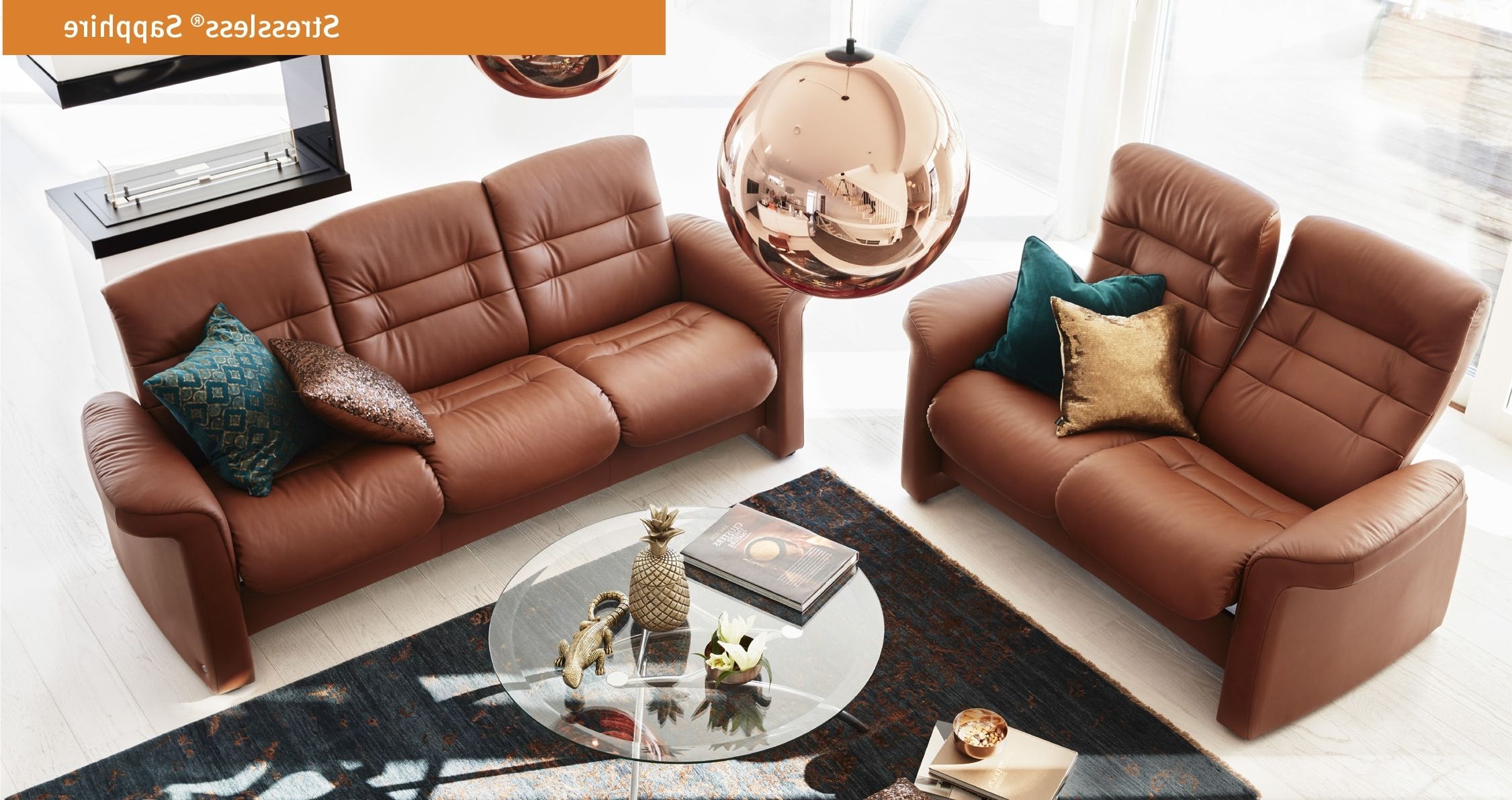 Famous Ekornes Stressless Sapphire Sofa – Ekornes Stressless Sapphire Pertaining To Ergonomic Sofas And Chairs (View 16 of 20)