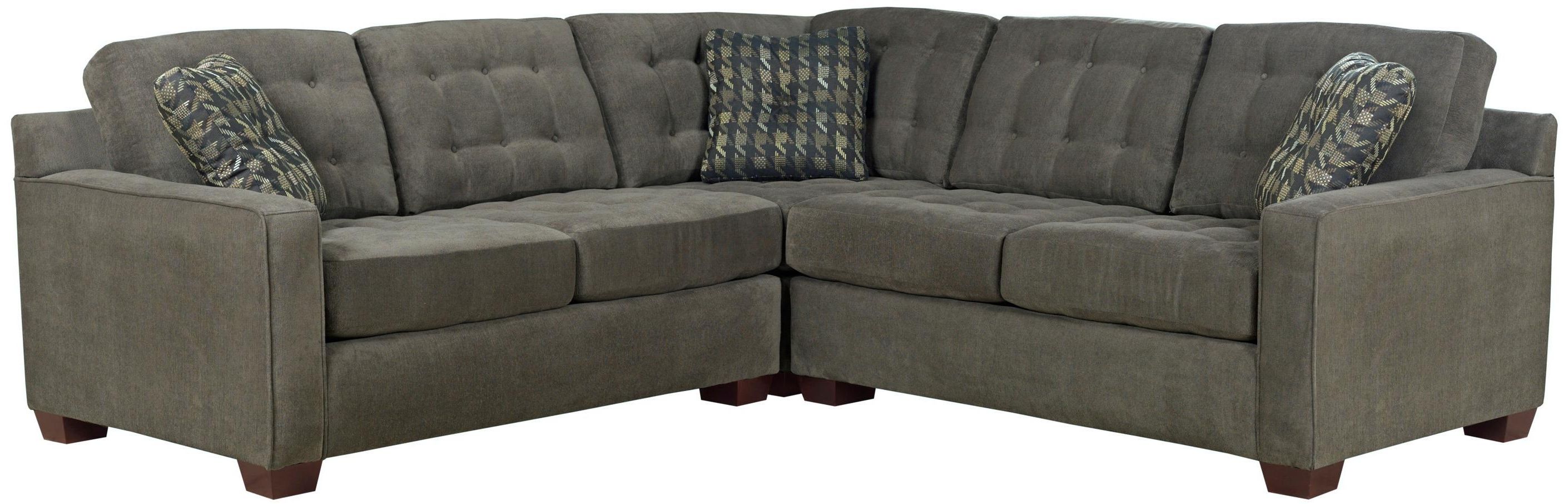 Famous Sam Levitz Sectional Sofas Pertaining To Broyhill Furniture Tribeca Contemporary L Shaped Sectional Sofa (View 11 of 20)