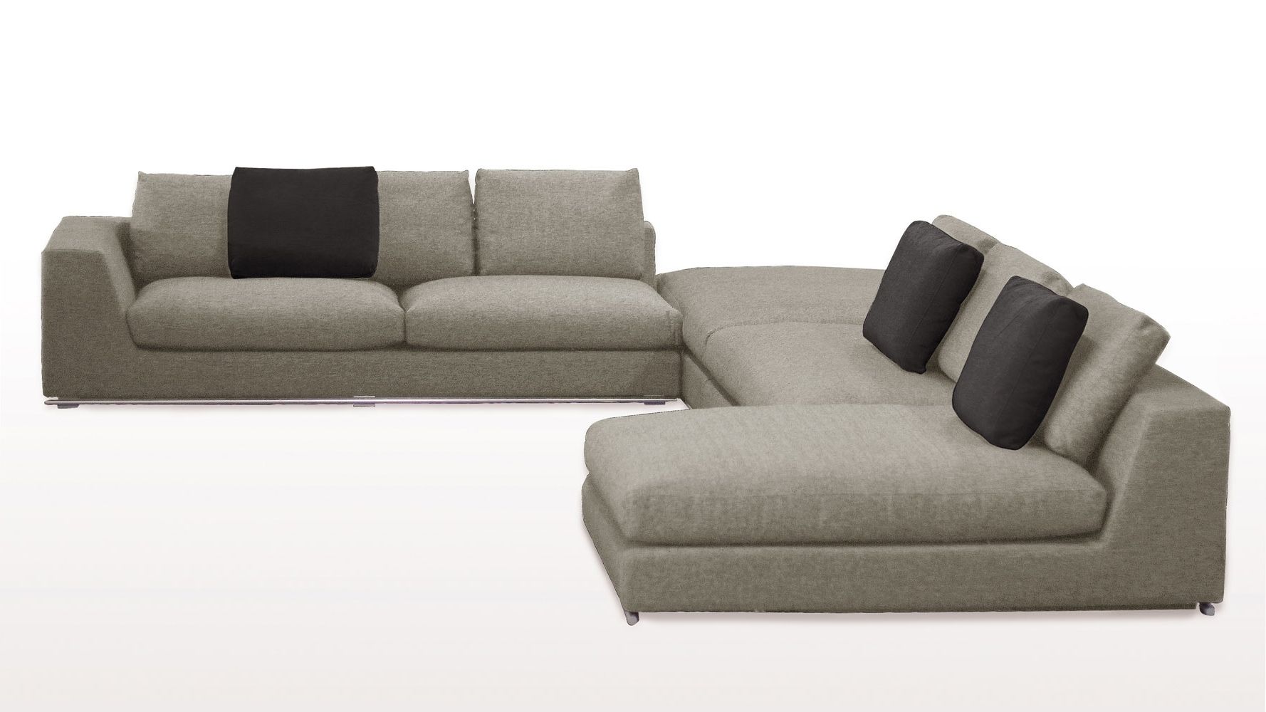 Fancy Armless Sectional Sofa 53 On Sofa Room Ideas With Armless Within Most Recent Armless Sectional Sofas (View 1 of 20)