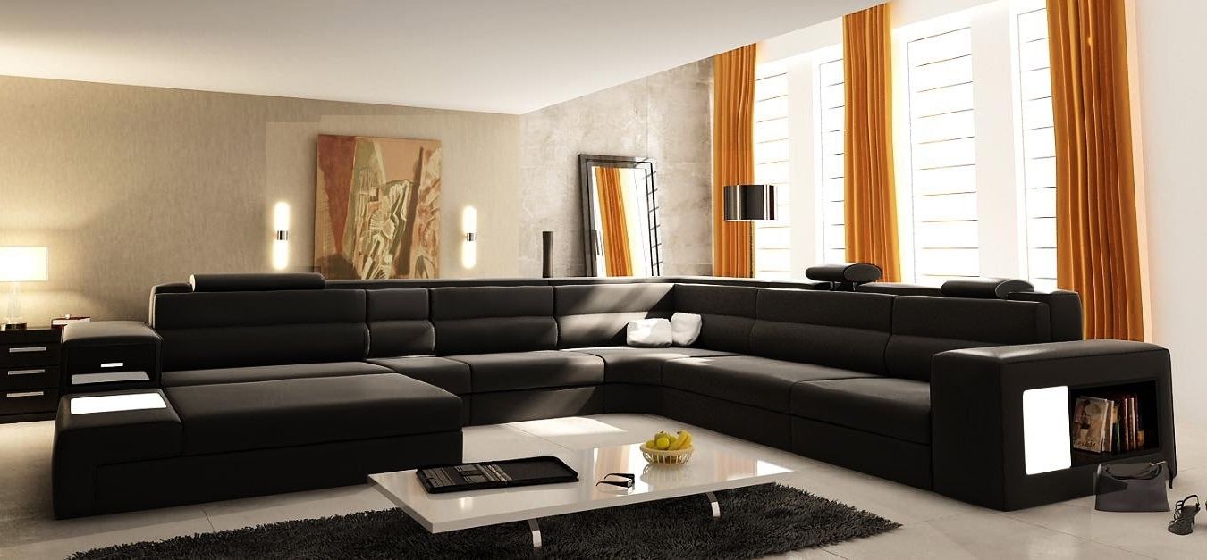 Fashionable U Shaped Large Sectional Sofas — The Home Redesign : Arrange A Inside Huge U Shaped Sectionals (View 1 of 20)