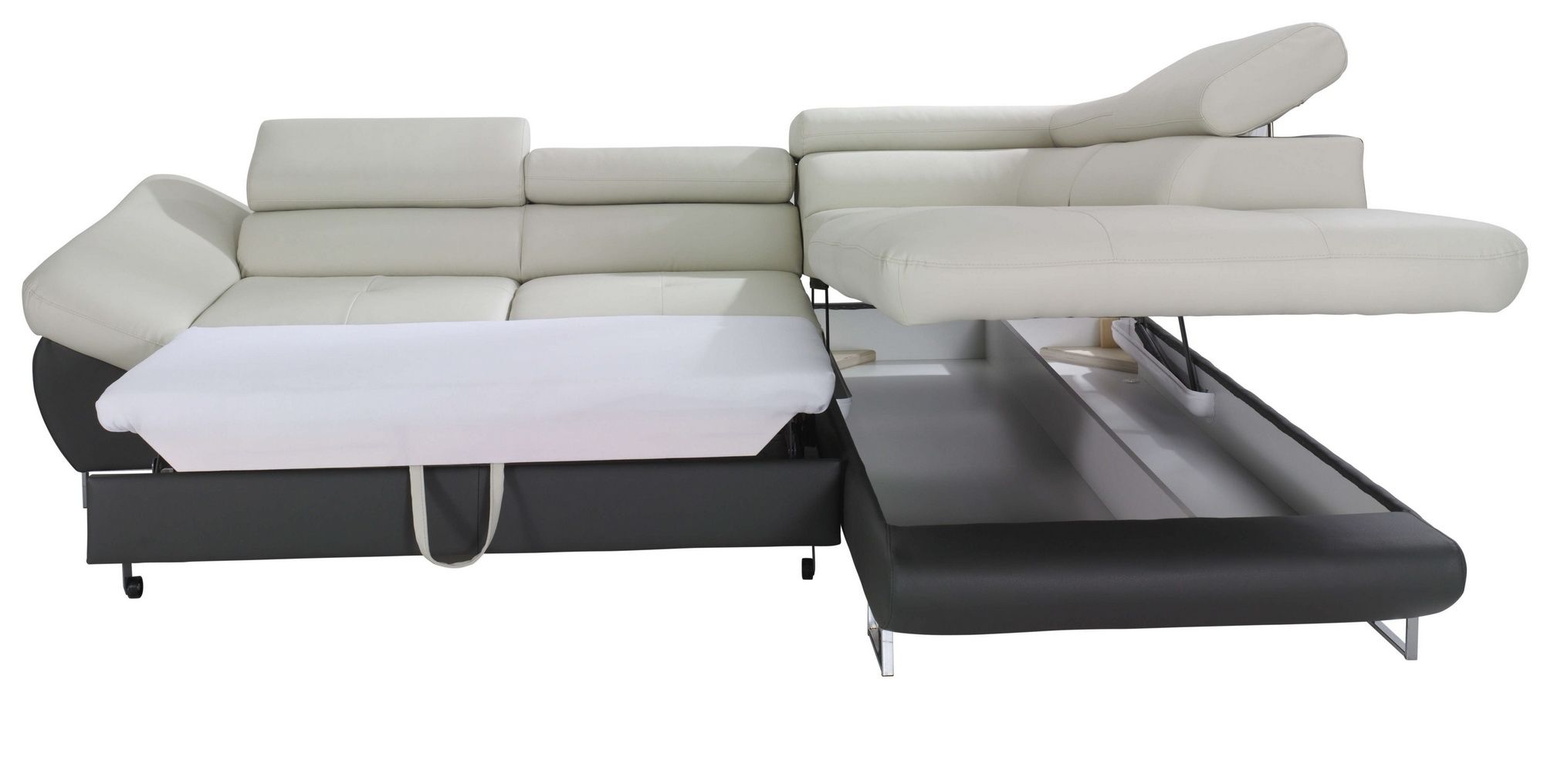 Favorite Sectional Sofas With Storage Pertaining To Fabio Sectional Sofa Sleeper With Storage, Creative Furniture (View 1 of 20)