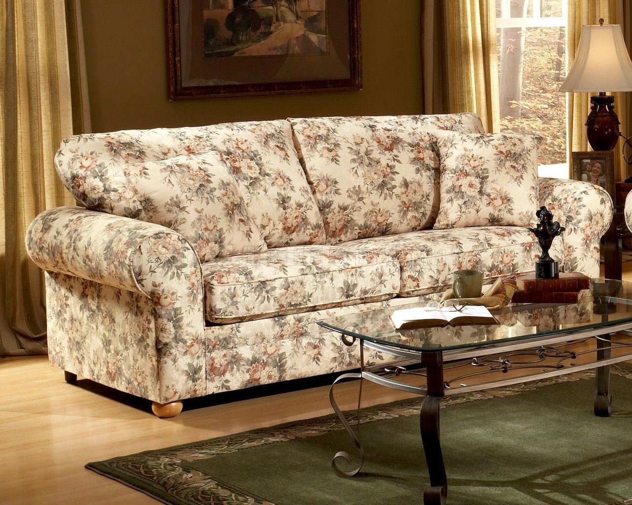 Furniture : Sofa And Loveseat Floral Sofas For Sale Print Couch Intended For Most Recent Yellow Chintz Sofas (View 13 of 20)