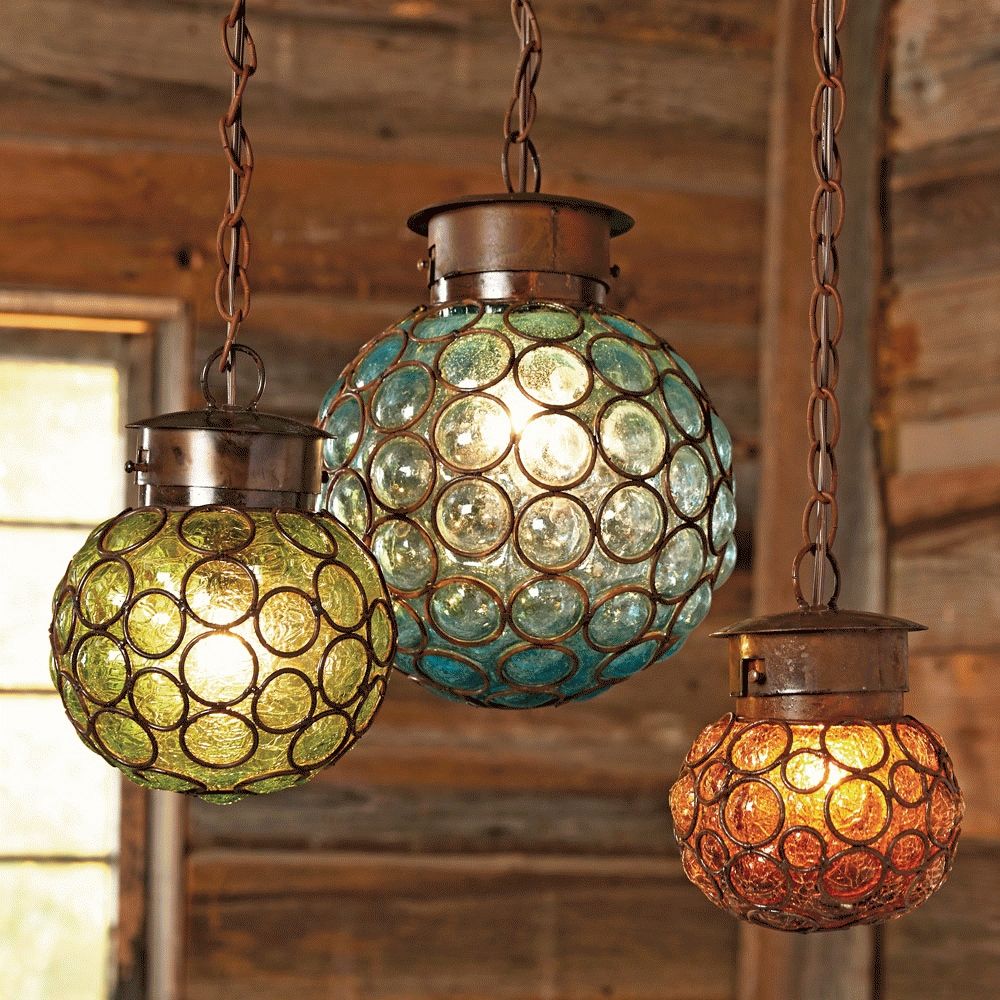 Glass Sphere Pendant Lights Intended For Recent Turquoise Glass Chandelier Lighting (View 11 of 20)
