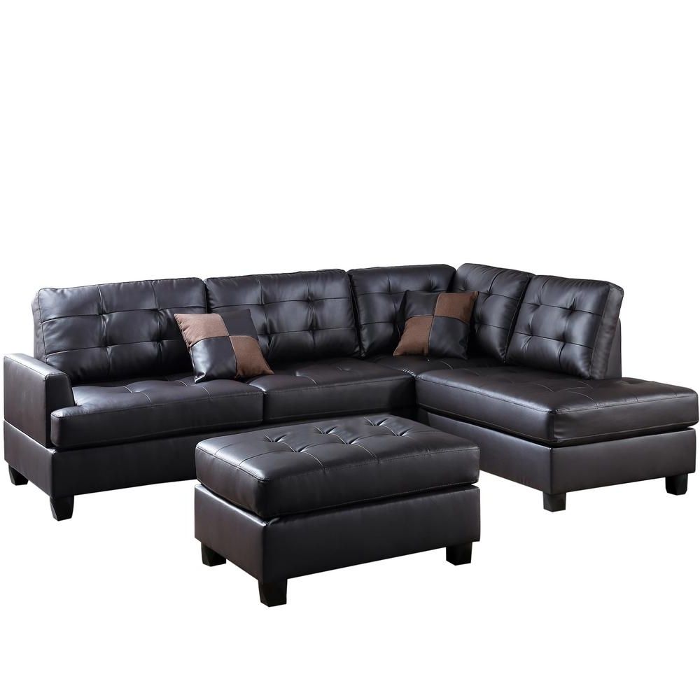 Johnny Janosik Sectional Sofas With Regard To Recent 3 Piece Sectional Sofas Jessa Place Chocolate Sofa For 790  (View 11 of 20)