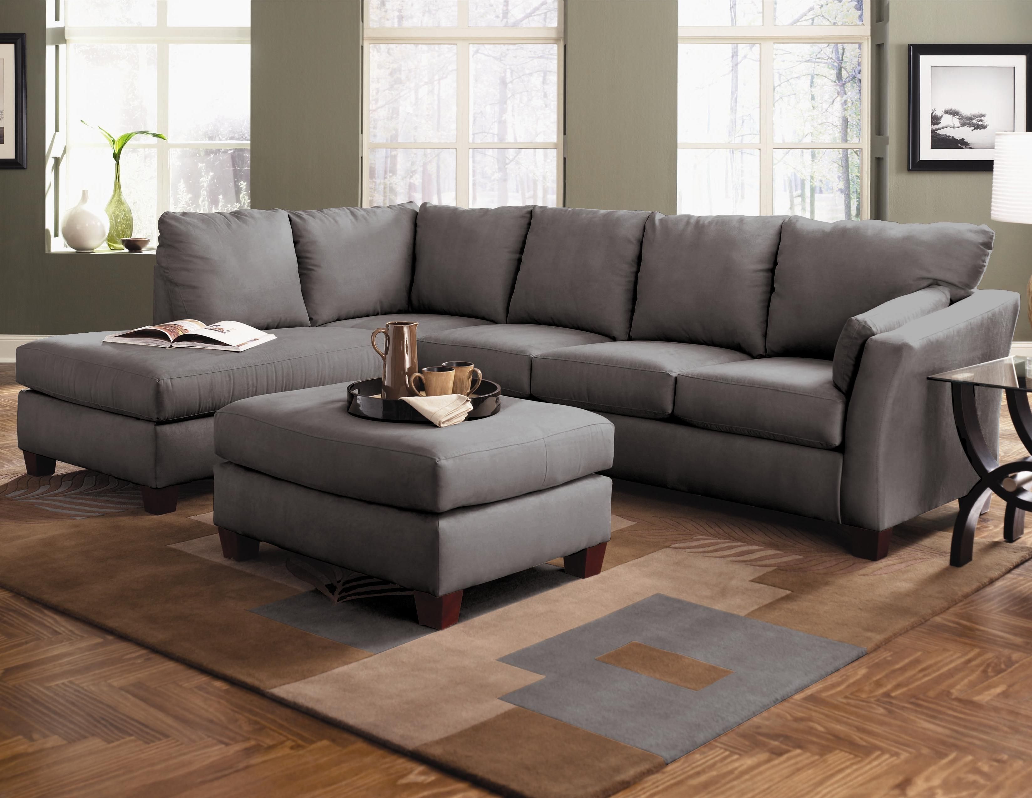 Johnny Janosik Sectional Sofas With Trendy Drew Two Piece Sectional Sofa With Left Arm Chaiseklaussner (Photo 1 of 20)