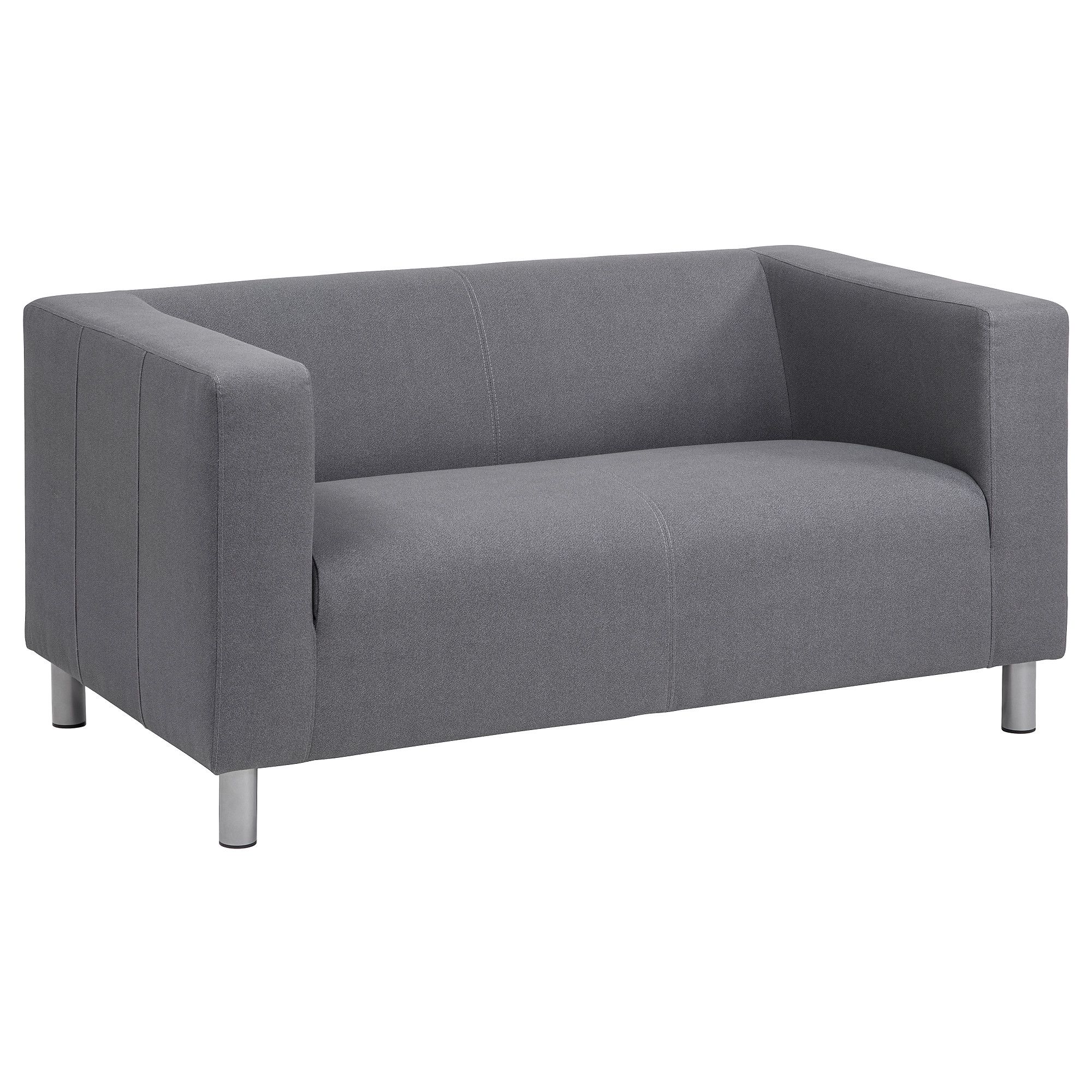 Klippan Compact 2 Seat Sofa Flackarp Grey – Ikea Throughout Trendy Ikea Two Seater Sofas (View 1 of 20)