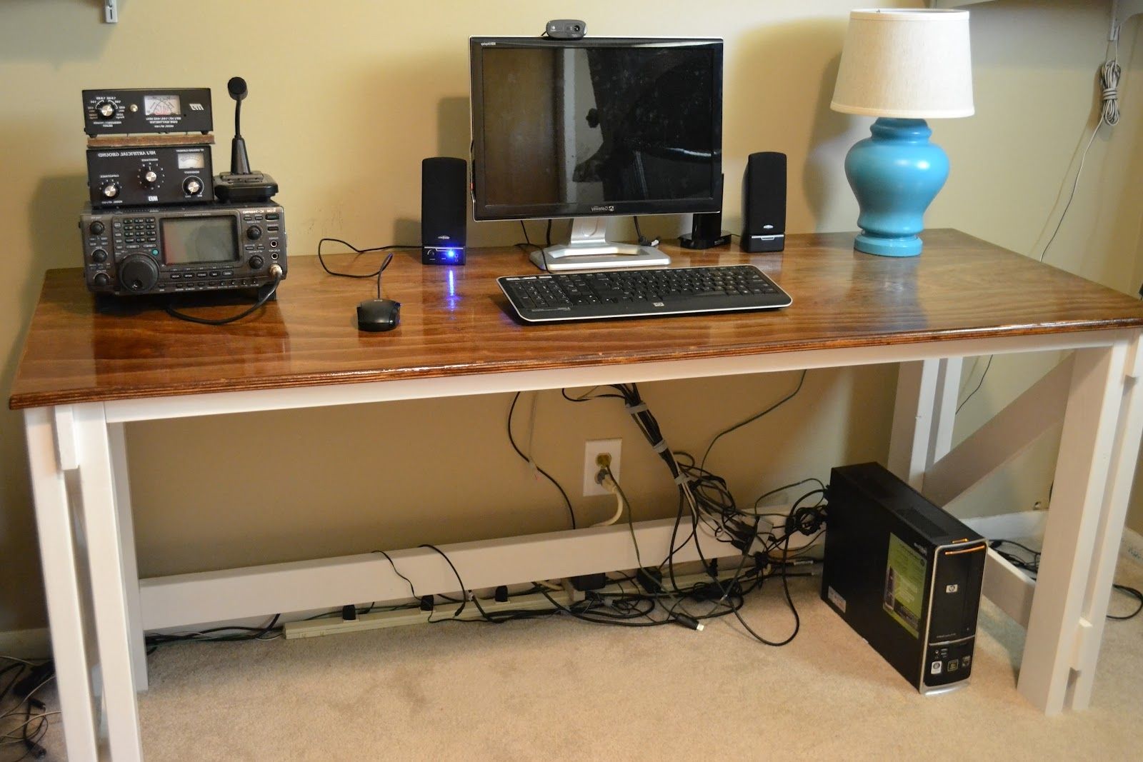 Large Computer Desks For Widely Used Homemade Computer Desk – Home Design And Decor (View 12 of 20)
