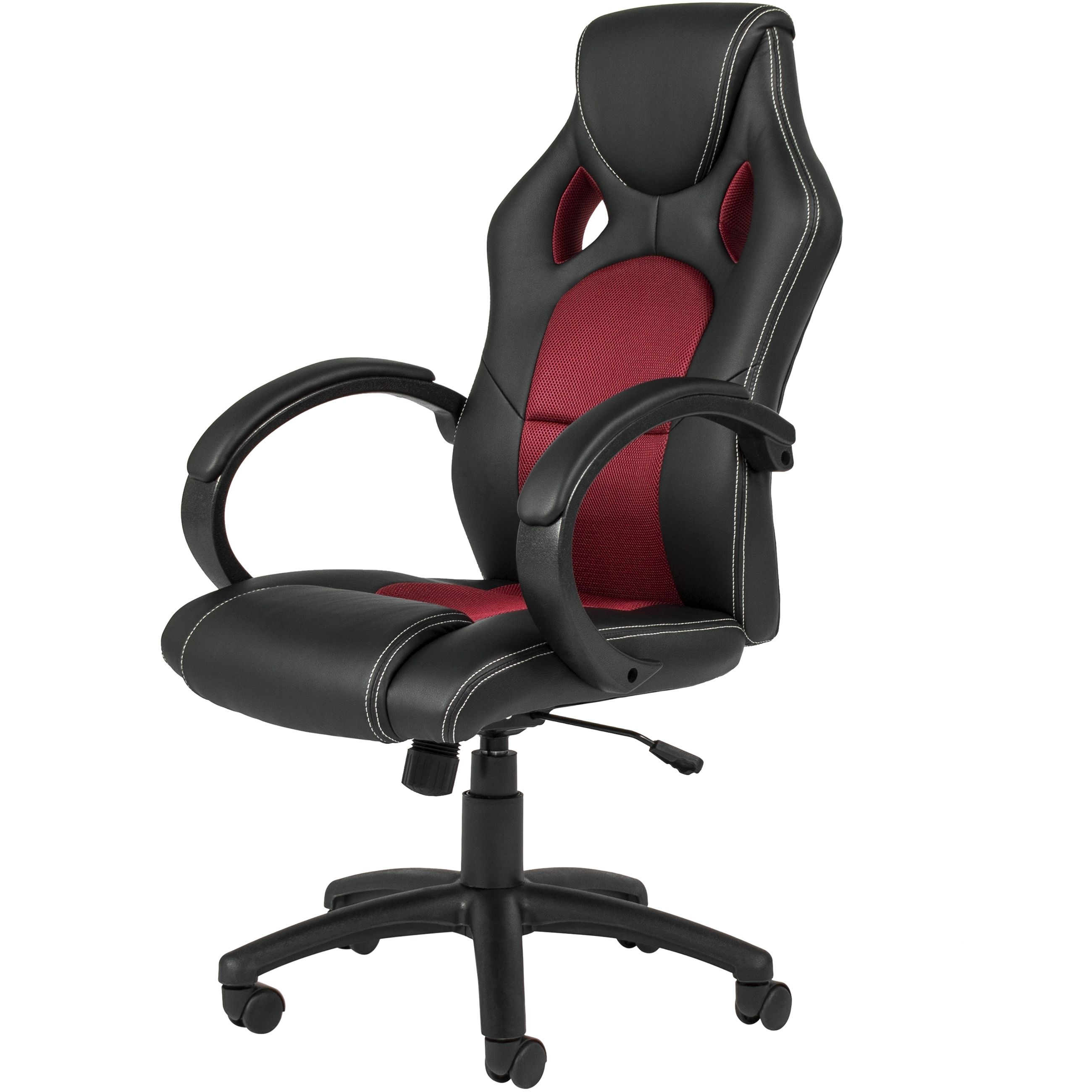 Latest Executive Racing Gaming Office Chair Pu Leather Swivel Computer With Regard To Computer Desks And Chairs (View 5 of 20)