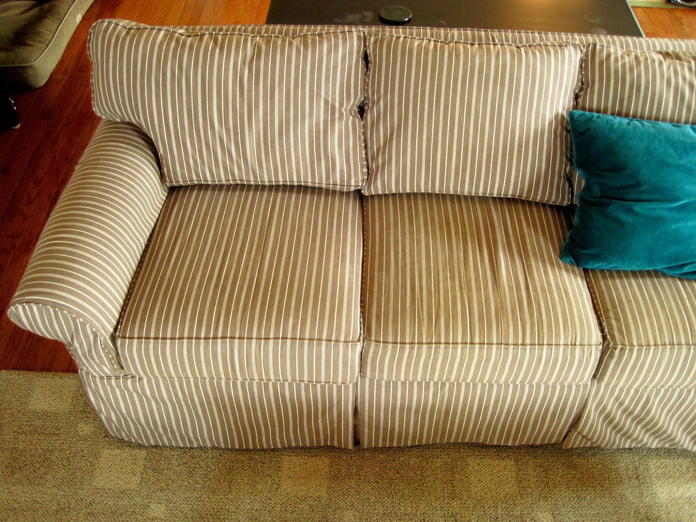 Latest Striped Sofas And Chairs Inside Sofa : Sofa Seat Cushions Unique Furniture Rug Charming Slipcovers (View 13 of 20)
