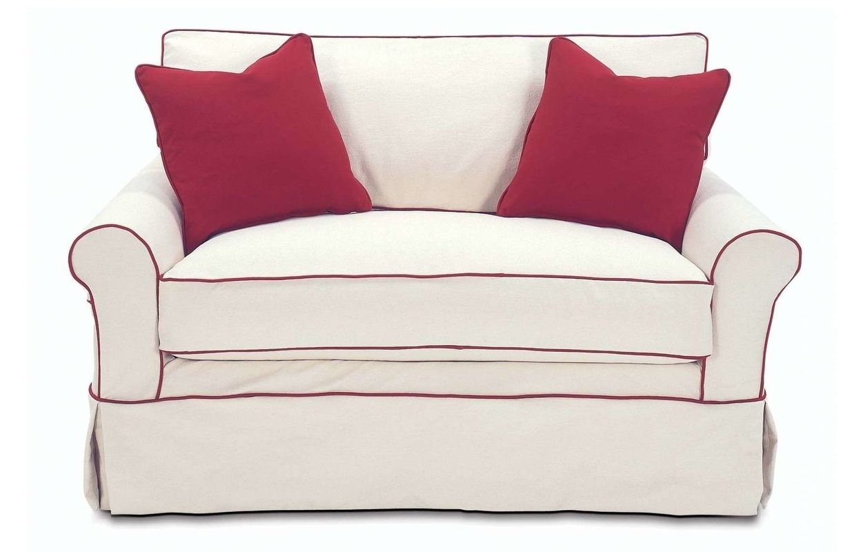 Latest Twin Sleeper Sofa Chairs In Rowe Furniture Somerset Twin Sleeper Sofa & Reviews (View 10 of 20)