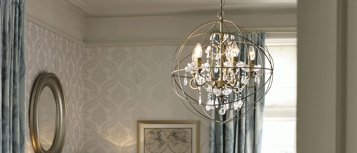 Laura Ashley Inside Widely Used Sphere Chandelier (View 3 of 20)