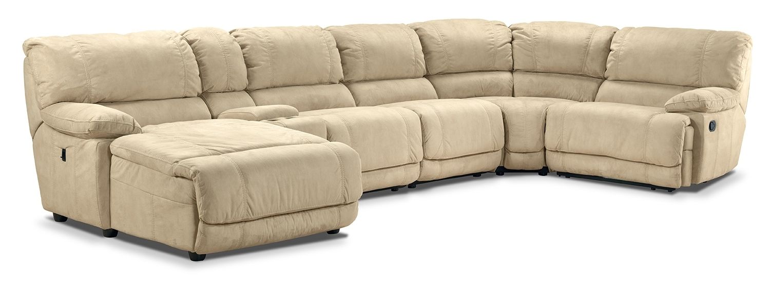 Leons Sectional Sofas Pertaining To Most Current Silvie Upholstery 6 Pc. Sectional – Leon's (Photo 1 of 20)