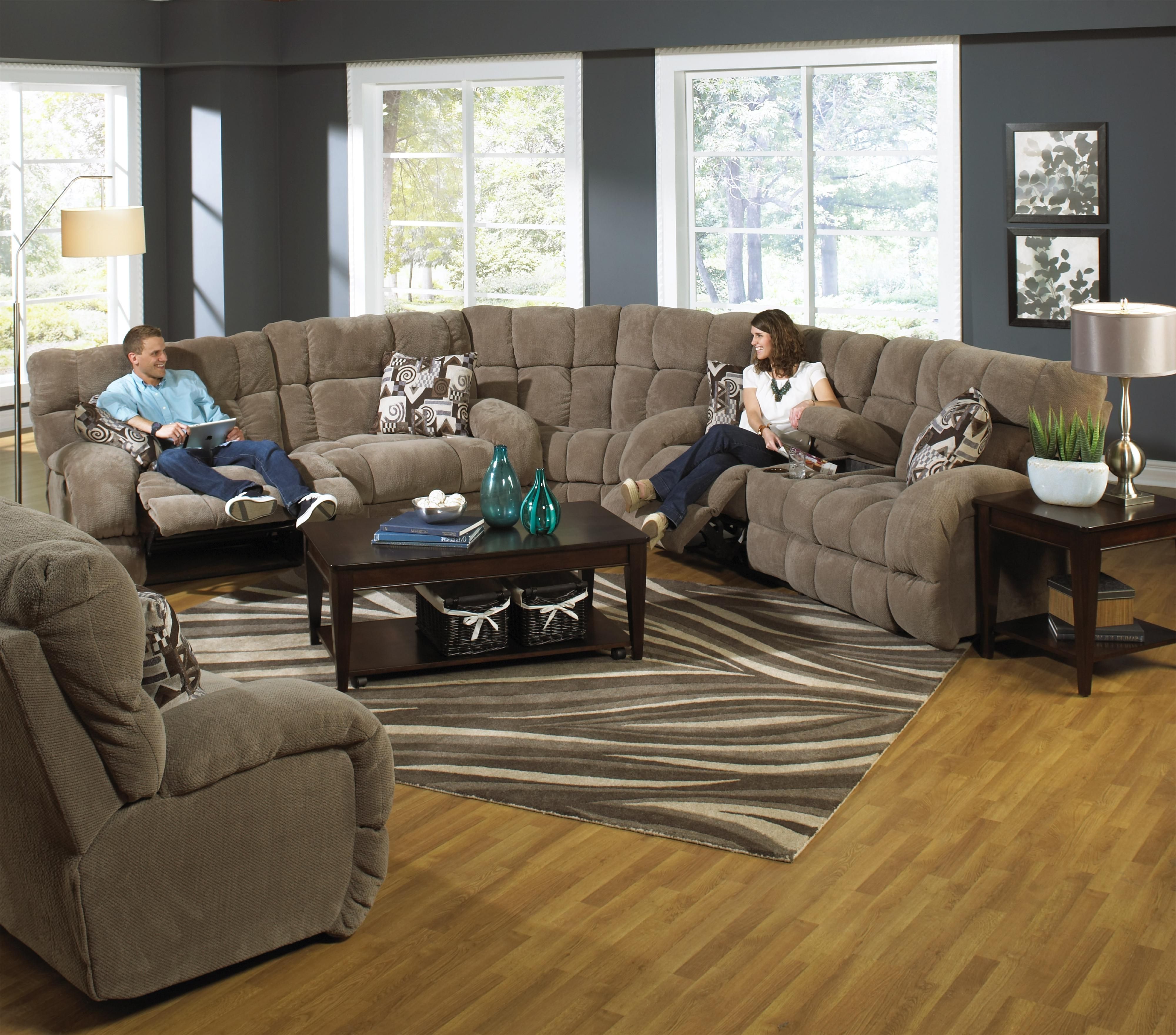 Luxury L Shaped Sectional Sofa With Recliner 58 For Macys Regarding 2018 Reclining U Shaped Sectionals (View 13 of 20)