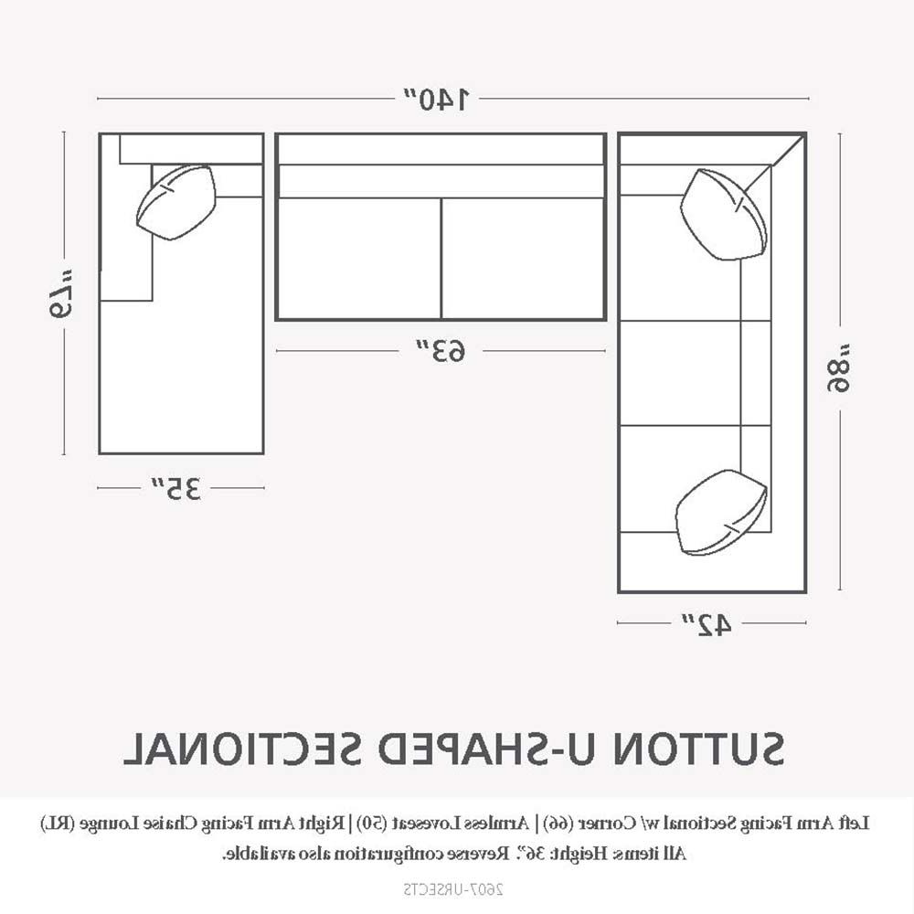 Measurements Sectional Sofas Intended For Most Popular Perfect Sectional Sofa Dimensions # (View 8 of 20)