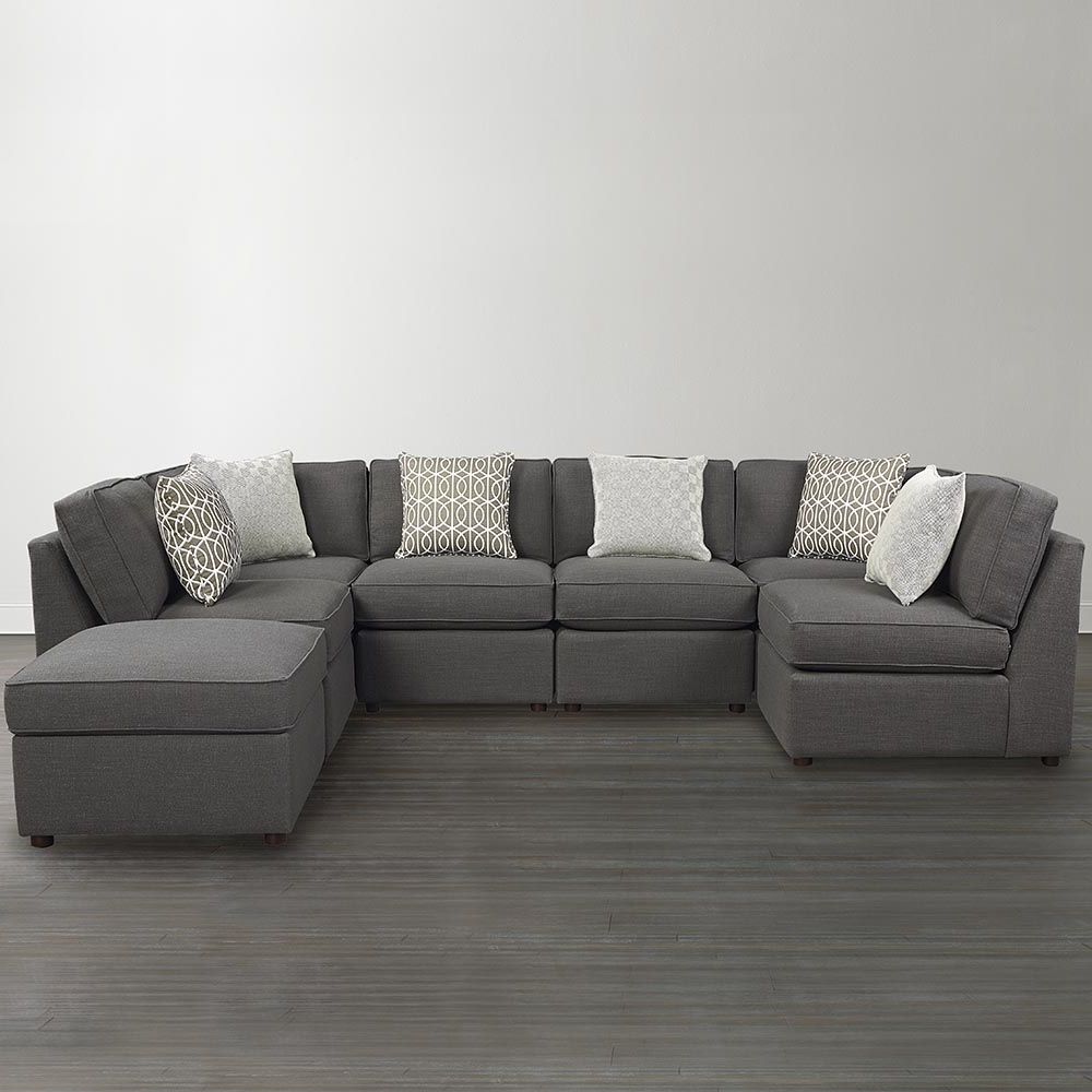 Modern Bonded Leather U Shaped Sectional Sofa All About House Inside Most Recently Released Modern U Shaped Sectionals (View 19 of 20)