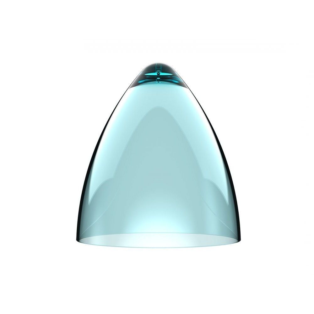 Most Current Turquoise Pendant Chandeliers Regarding Three Triangle Shape Glass Pendant Lights For Kitchen Island With (View 19 of 20)