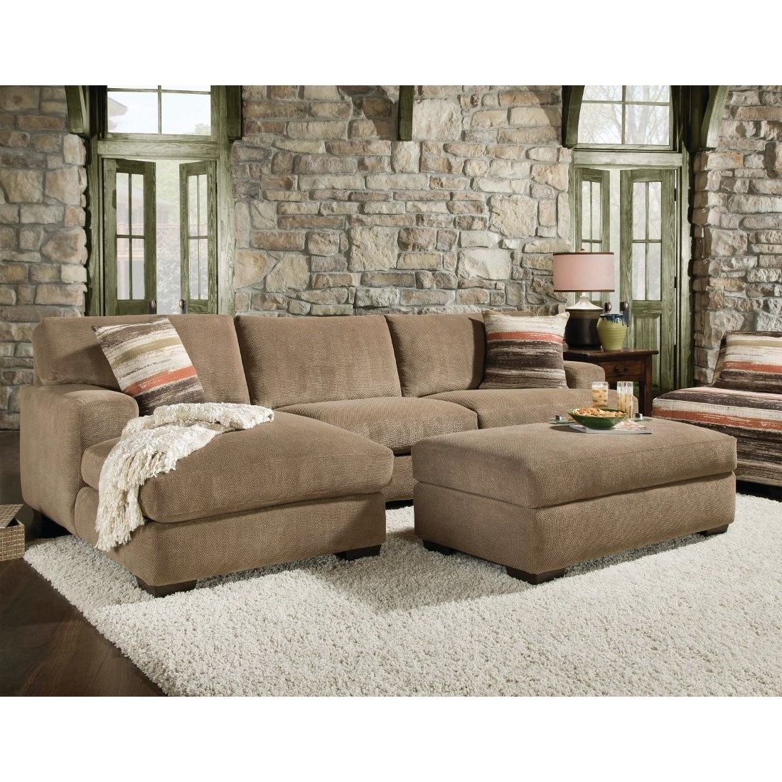 Most Popular Beautiful Sectional Sofa With Chaise And Ottoman Pictures Throughout Leather Sectionals With Chaise And Ottoman (Photo 1 of 20)