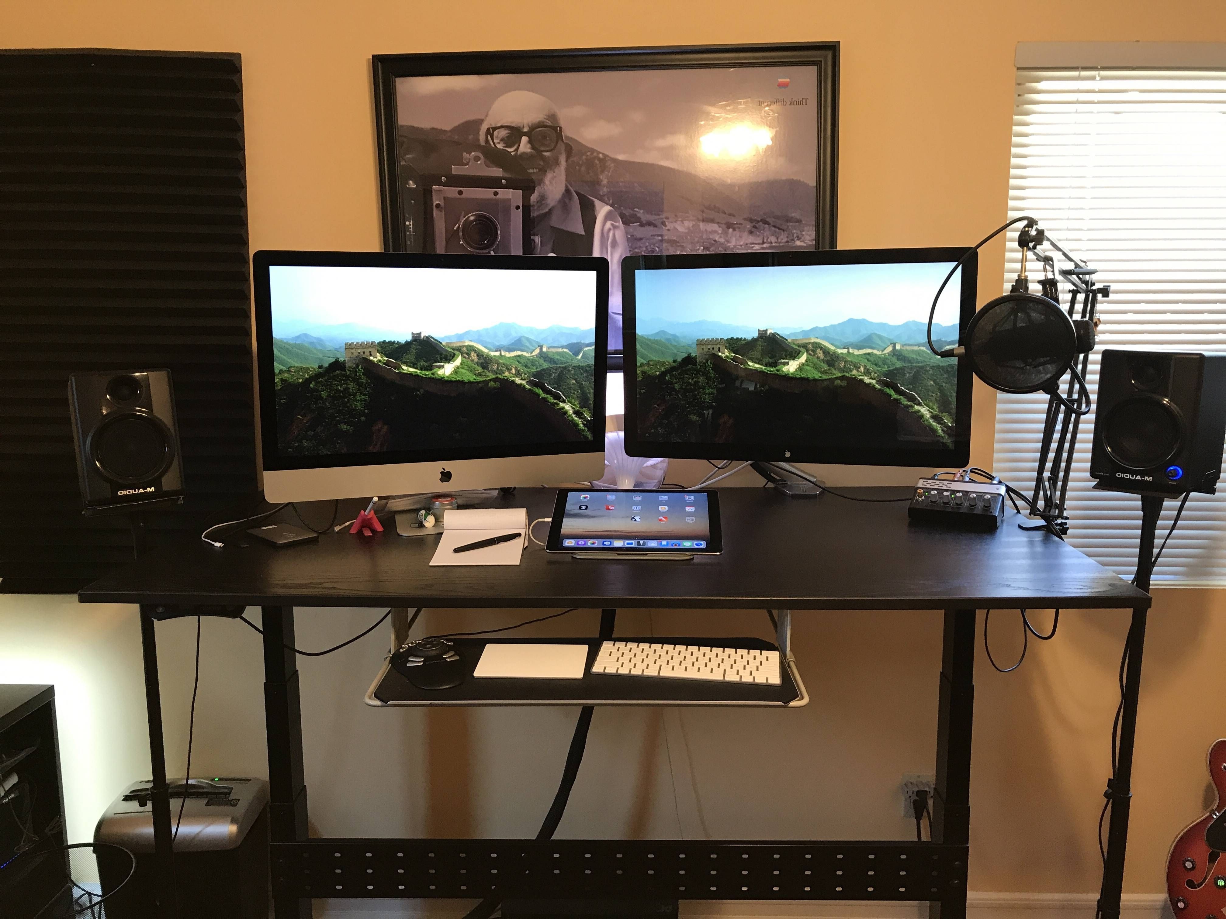 Most Popular Computer Editing Desks Throughout My 2016/2017 Standing Imac Build For Video Editing : Macsetups (View 13 of 20)