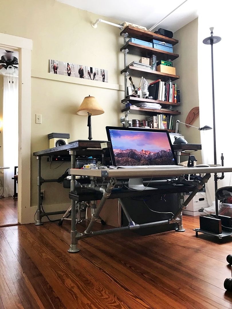 Most Recent Diy Computer Desks Pertaining To 100+ Diy Pipe Desk Plans, Pipe Table Ideas And Inspiration (View 9 of 20)