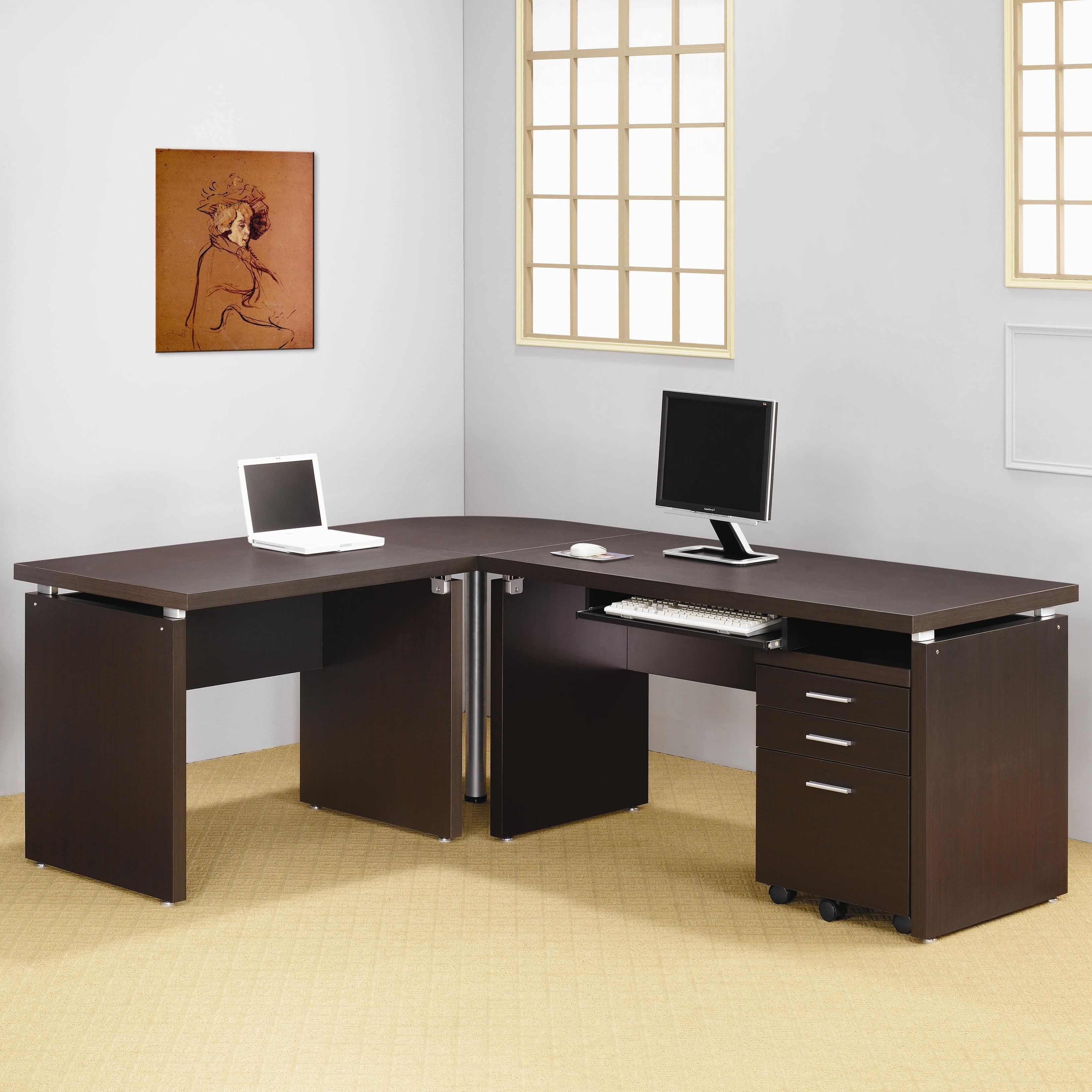 Most Recent Long Computer Desks Intended For Minimalist Computer Desk – Computer Desk With Hutch, Computer Desk (View 16 of 20)