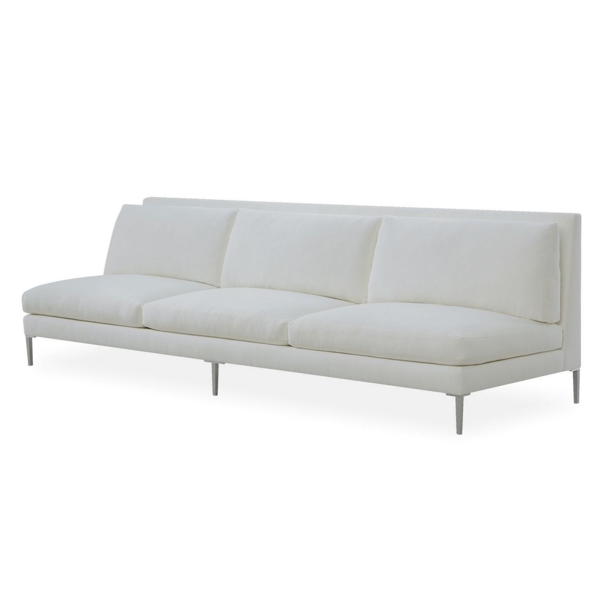 Most Recent Small Armless Sofas Throughout Sofa : White Armless Sofa Corner Sofa Bed Small Sofa Bed Armless (View 17 of 20)