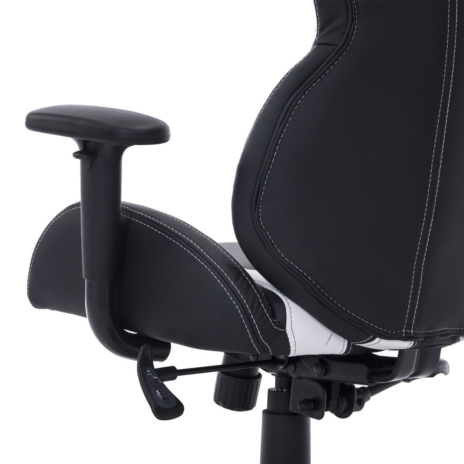 Most Recently Released Homcom Adjustable Racing Gaming Chairs Ergonomic Faux Leather High Inside Modern Executive Office Chairs (View 18 of 20)