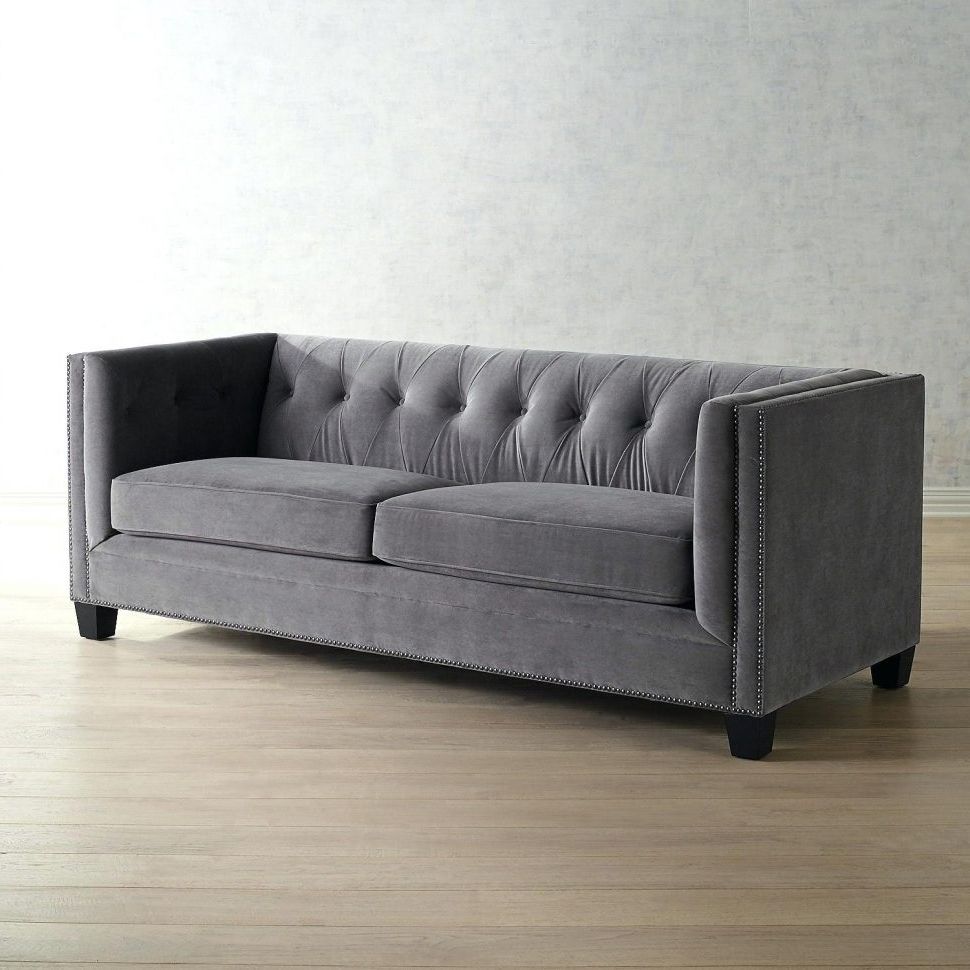 Most Recently Released Sofa : Grey Tufted Sofa Charcoal Gray Nailhead Light Salt Lake With Regard To Salt Lake City Sectional Sofas (View 1 of 20)