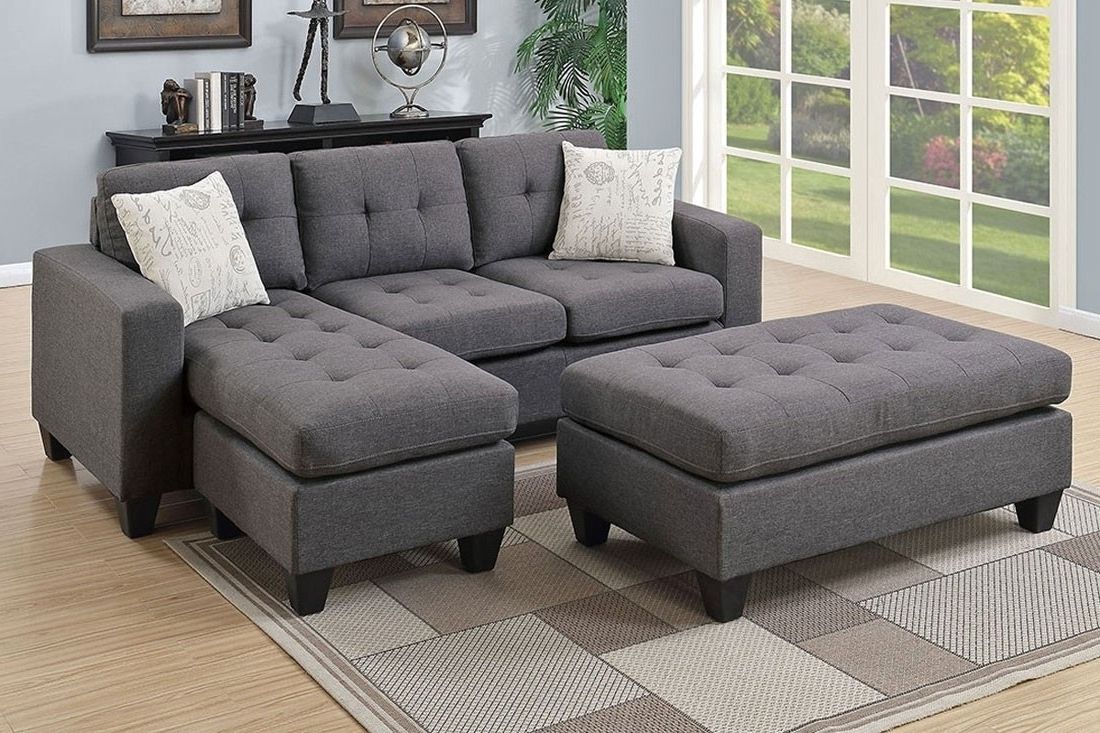Most Up To Date Fabric Sectional Sofa Set Intended For Sectional Sofas (View 11 of 20)