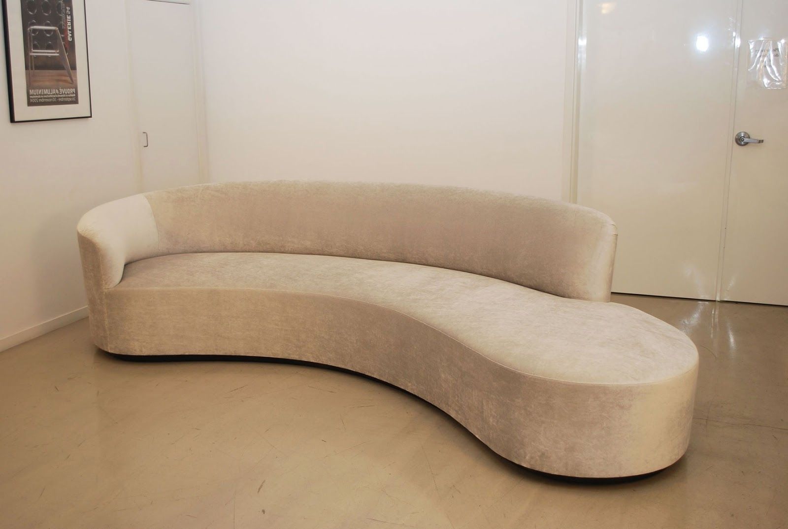 Most Up To Date Rounded Sofas Throughout White Curved Couches And Sofas — Cabinets, Beds, Sofas And (View 18 of 20)