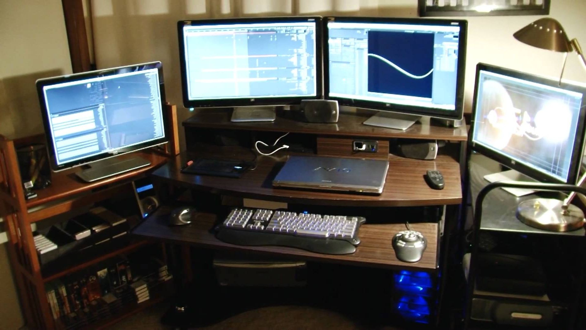 My Video Editing Setup – Youtube Throughout Famous Computer Editing Desks (View 6 of 20)