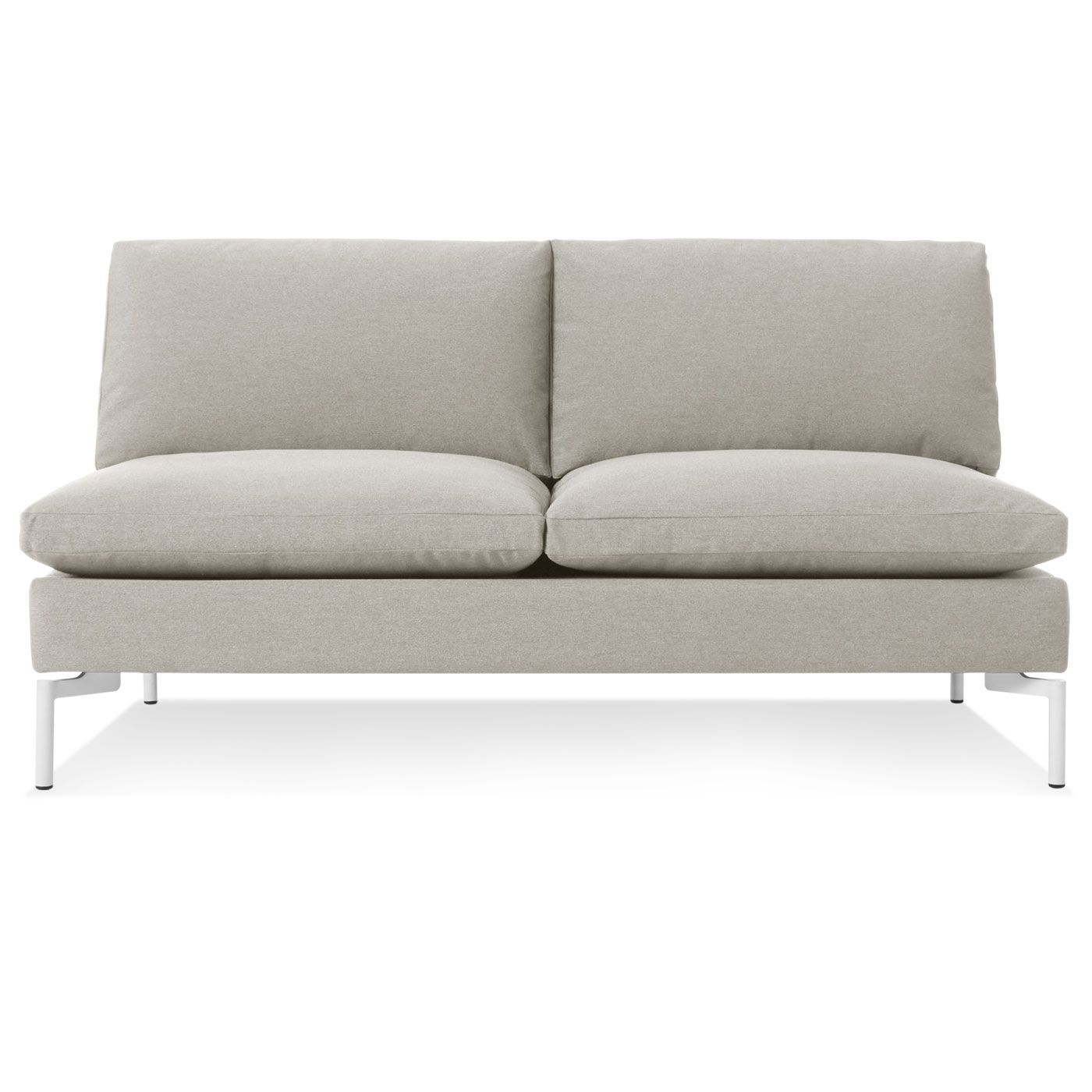 New Standard Armless Sofa – Modern Sofas And Sectionals – Bludot Within Favorite Small Armless Sofas (View 1 of 20)