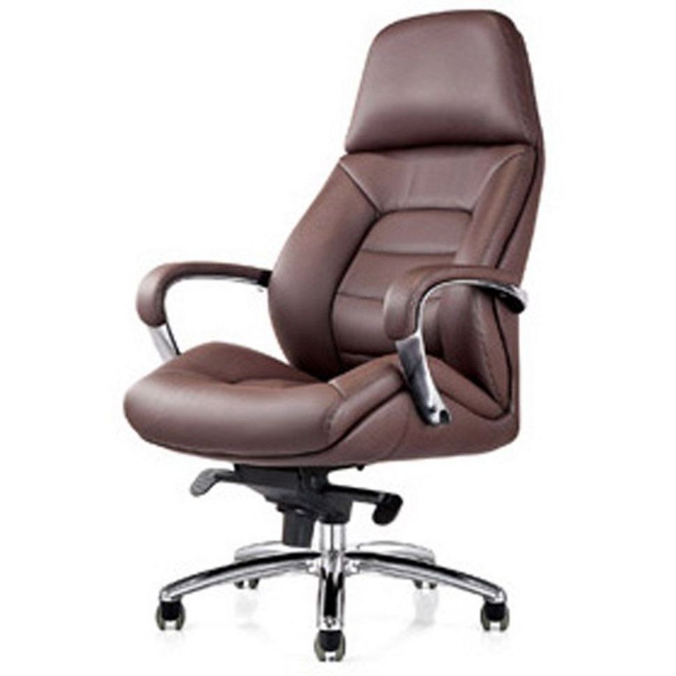 Office Chairs : High Back Executive Chair Luxury Desk Chairs Within Current Tan Brown Mid Back Executive Office Chairs (View 4 of 20)