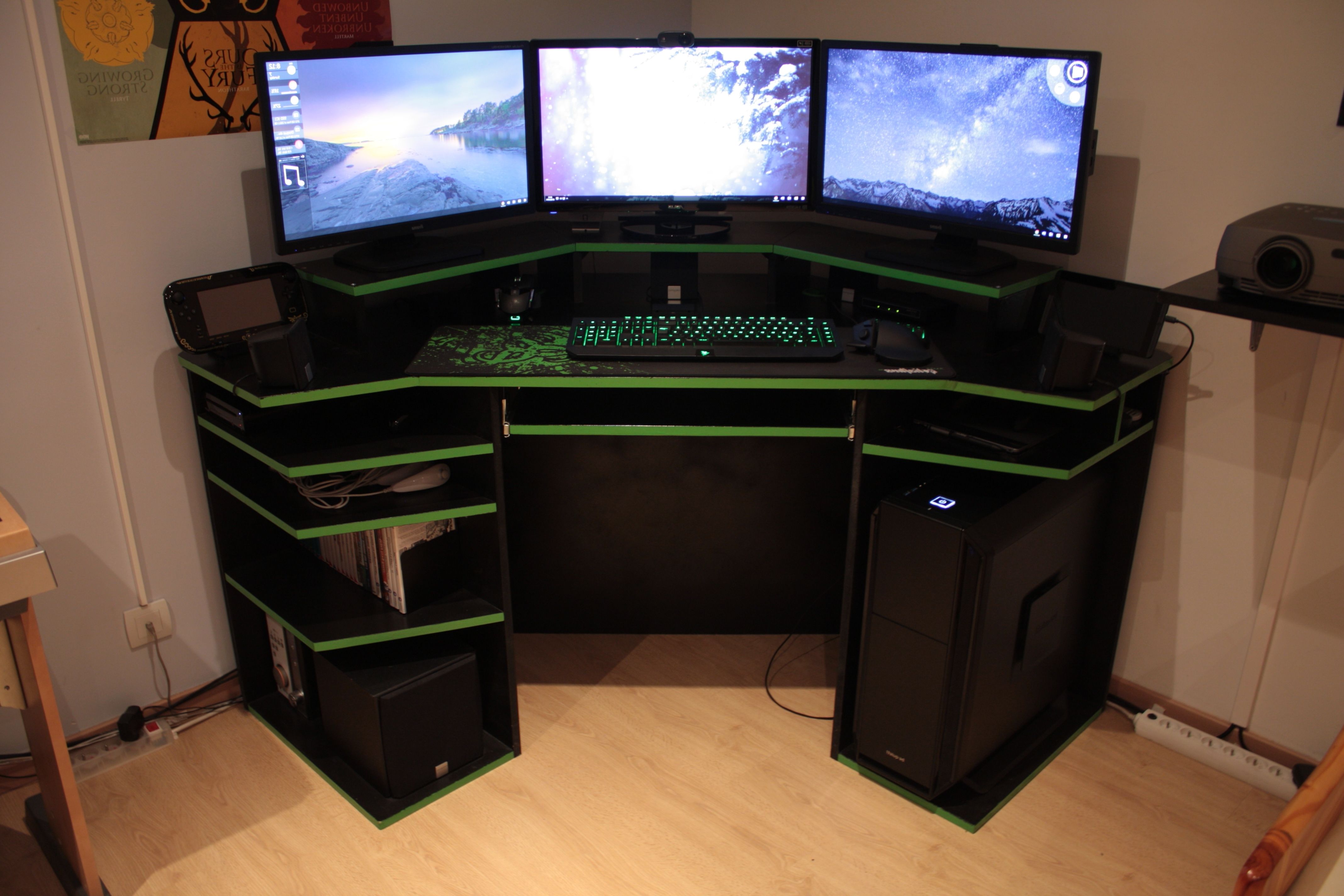 Onsingularity With Regard To Computer Desks For Gamers (View 12 of 20)