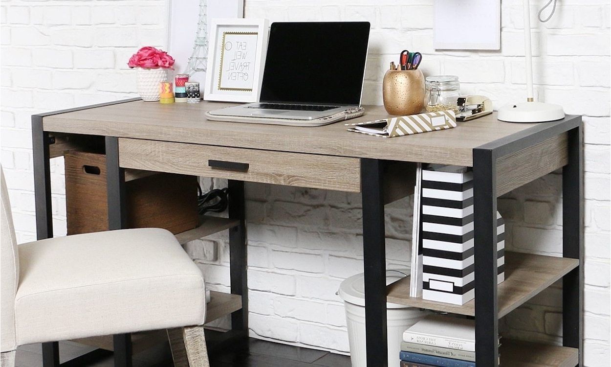 Popular 5 Best Pieces Of Office Furniture For Small Spaces – Overstock Intended For Computer Desks For Small Rooms (View 1 of 20)