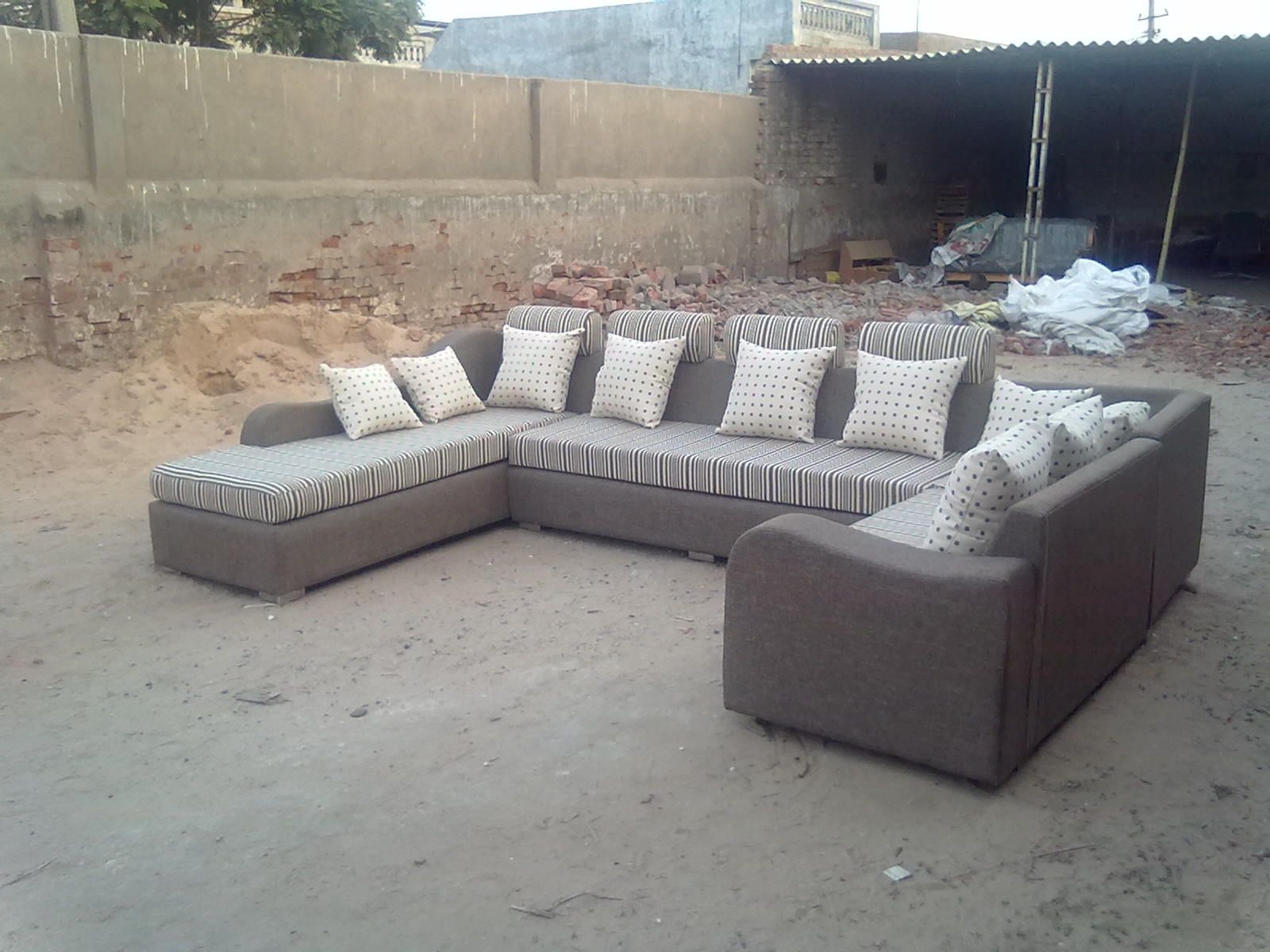 Popular C Shaped Sofas In Shree Dinkar Furniture (View 13 of 20)