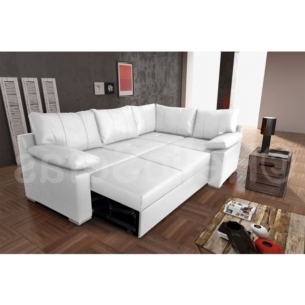 Preferred Leather Sofas With Storage With Sofa : Lovely White Pull Out Sofa Bed Corner With Storage Color (View 17 of 20)